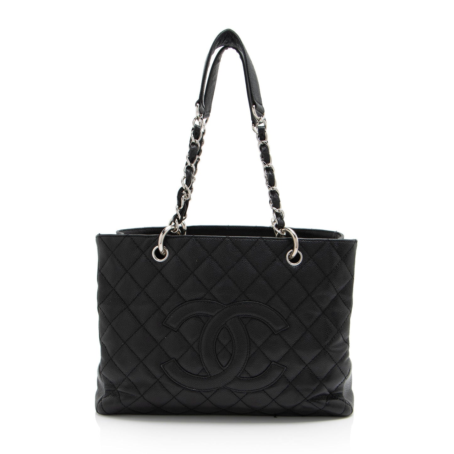 Chanel Caviar Grand Shopping SHF-7NDD2a Leather Tote Bag