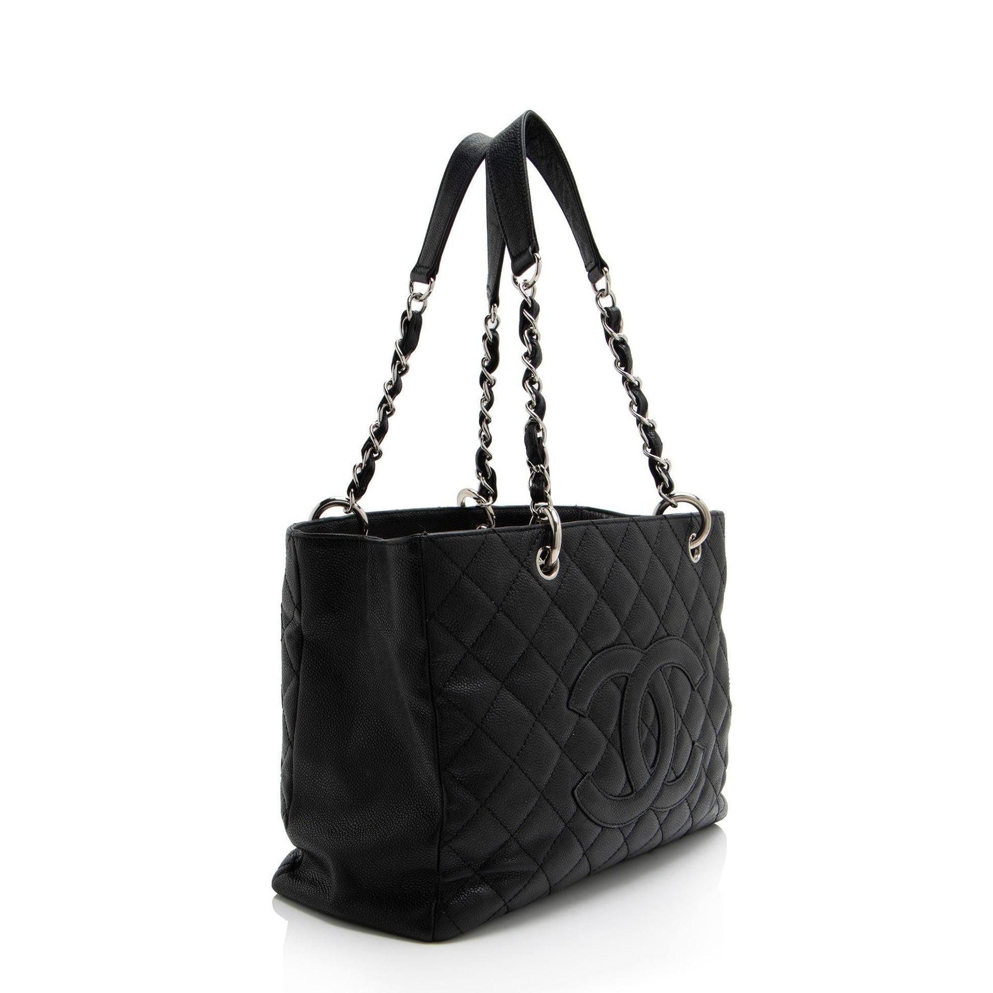 Chanel Caviar Grand Shopping SHF-7NDD2a Leather Tote Bag