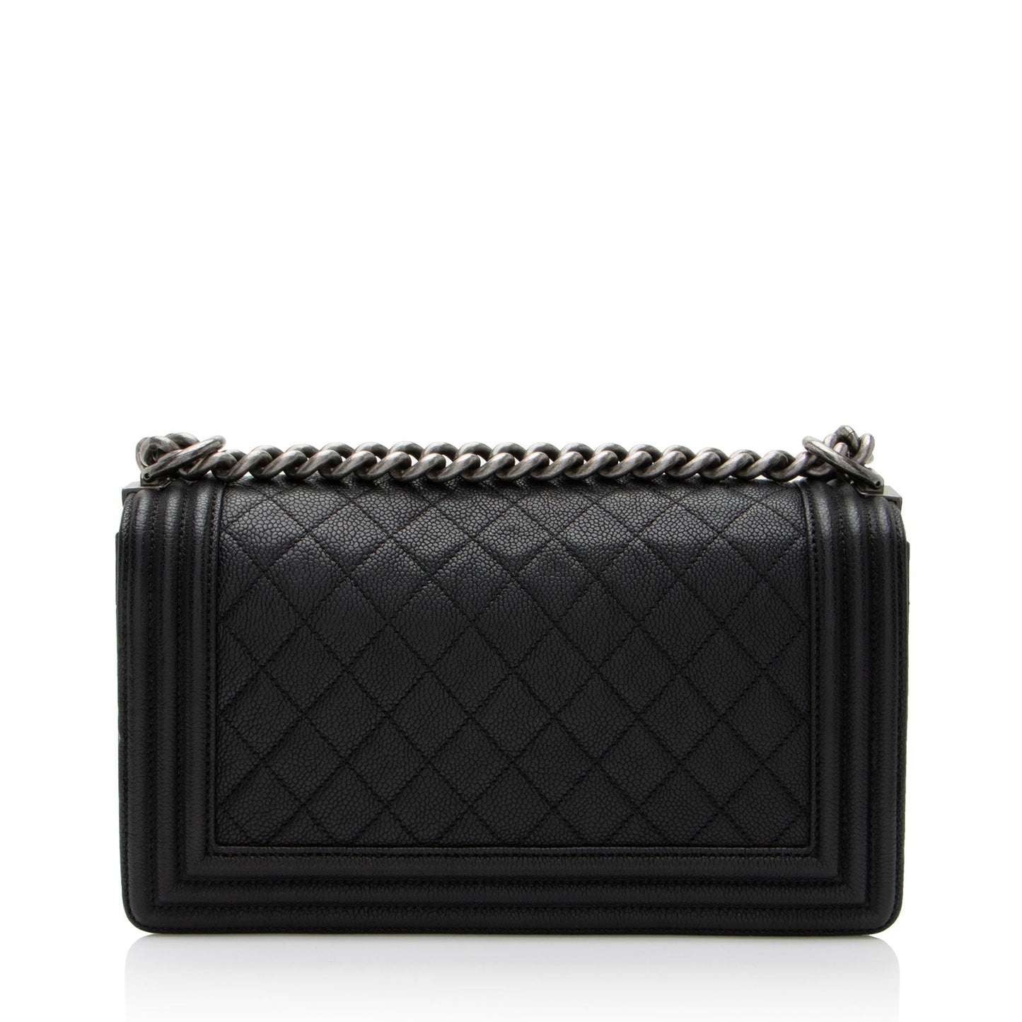 Chanel Caviar Old Boy Leather Handbag