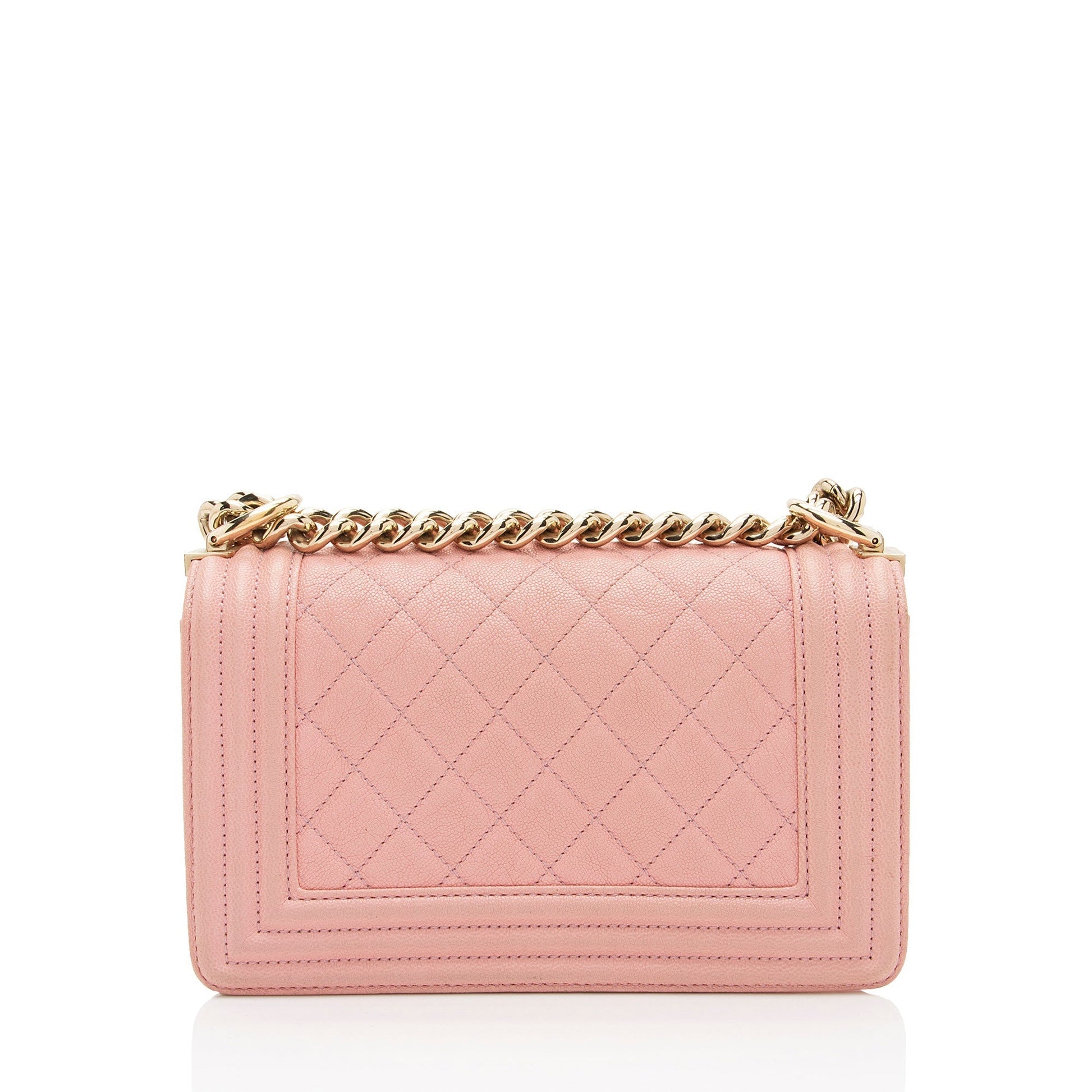 Chanel Caviar Boy Small Leather Handbag