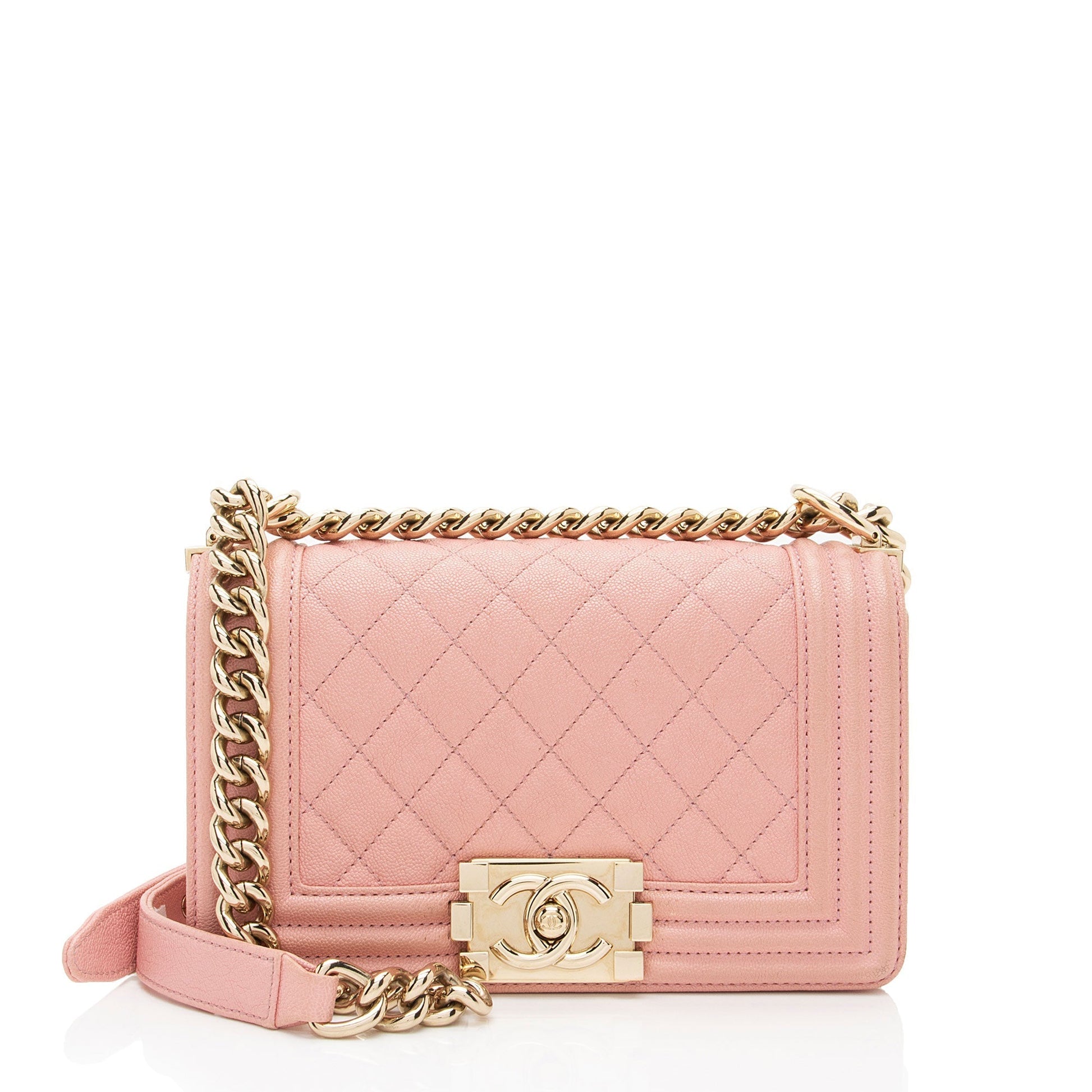 Chanel Caviar Boy Small Leather Handbag
