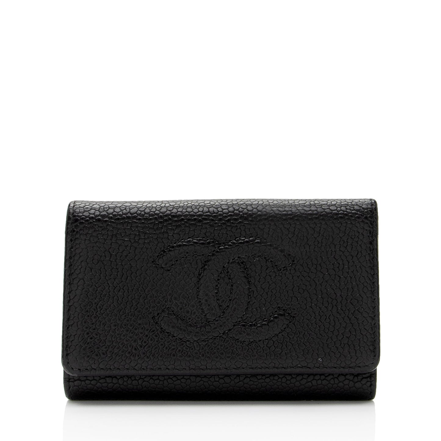 Chanel Caviar Timeless CC 6 Holder SHF-mNPvc8 Leather Handbag