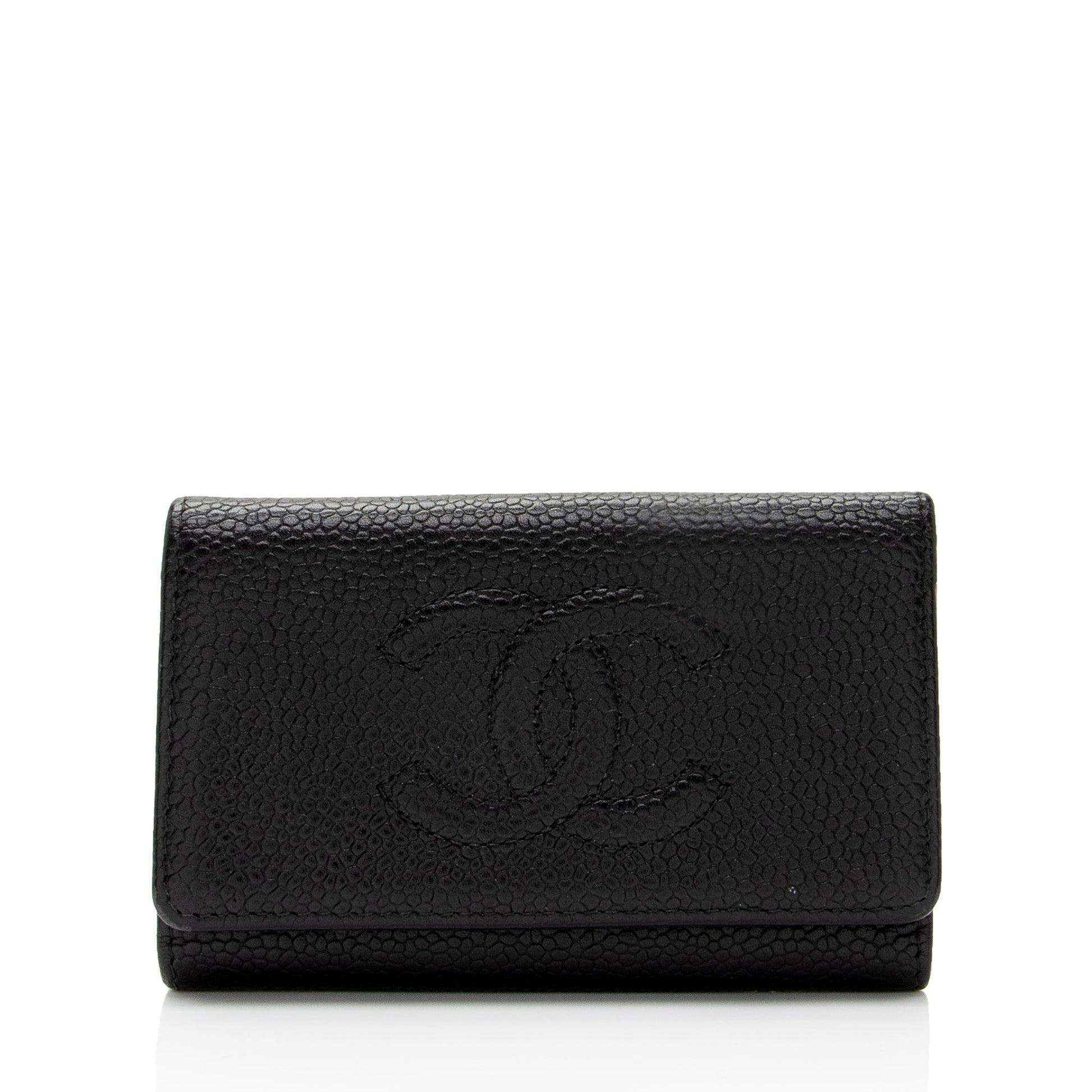Chanel Caviar Timeless CC 6 Holder SHF-mNPvc8 Leather Handbag