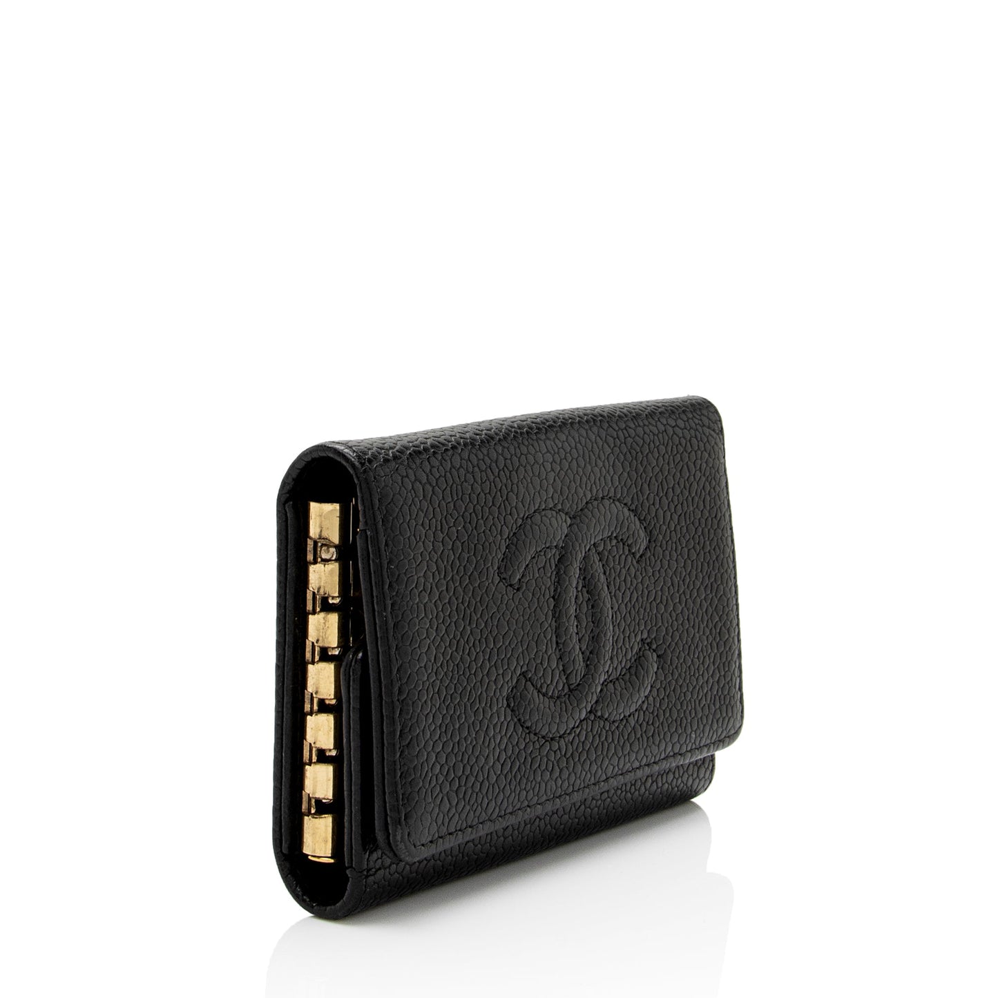 Chanel Caviar Timeless CC 6 Holder SHF-mNPvc8 Leather Handbag