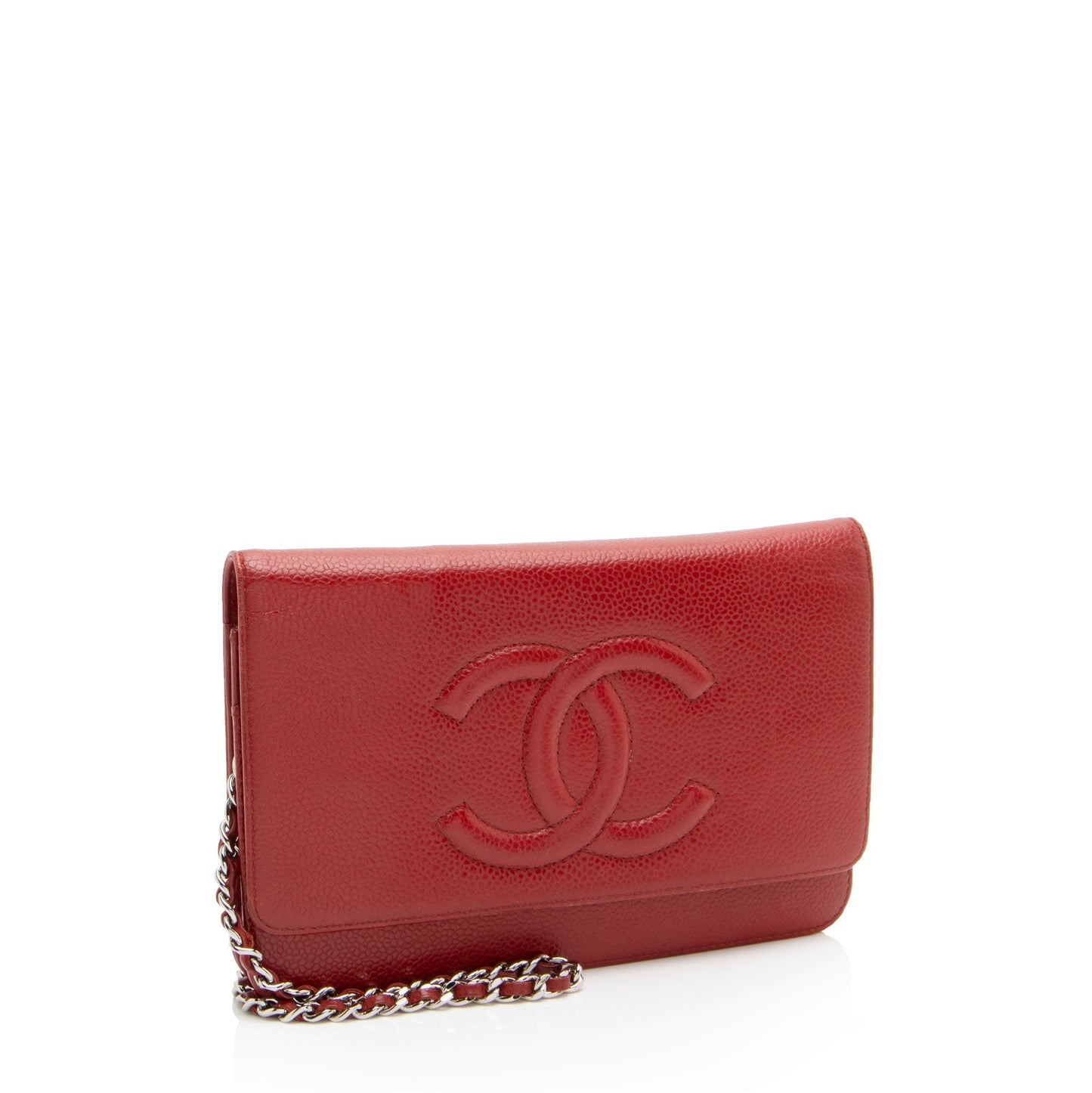 Chanel Caviar Timeless CC on SHF-HMJvRT Leather Wallet Case