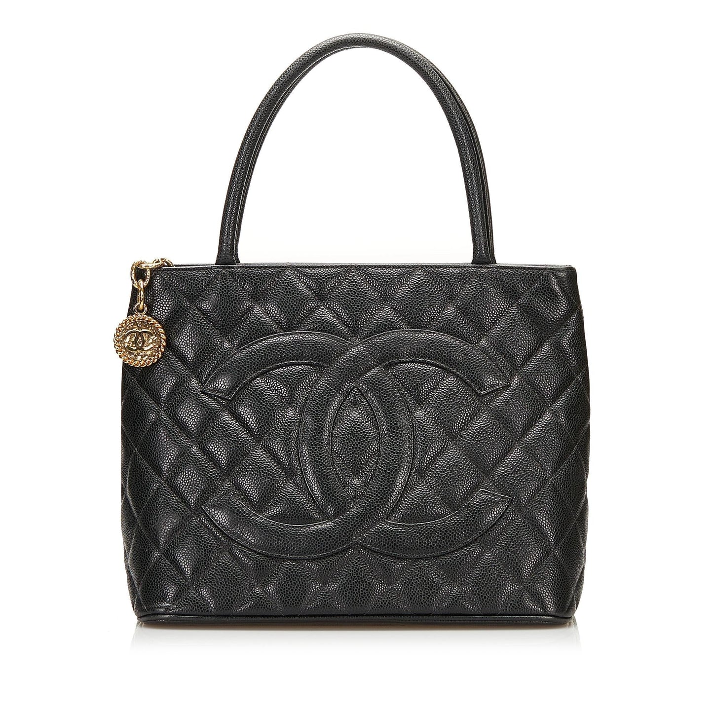 Chanel Caviar Medallion SHG Tote Bag 3