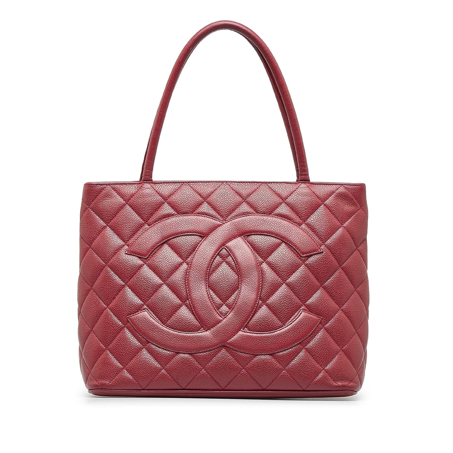Chanel Caviar Medallion SHG-MUMoiU Tote Bag