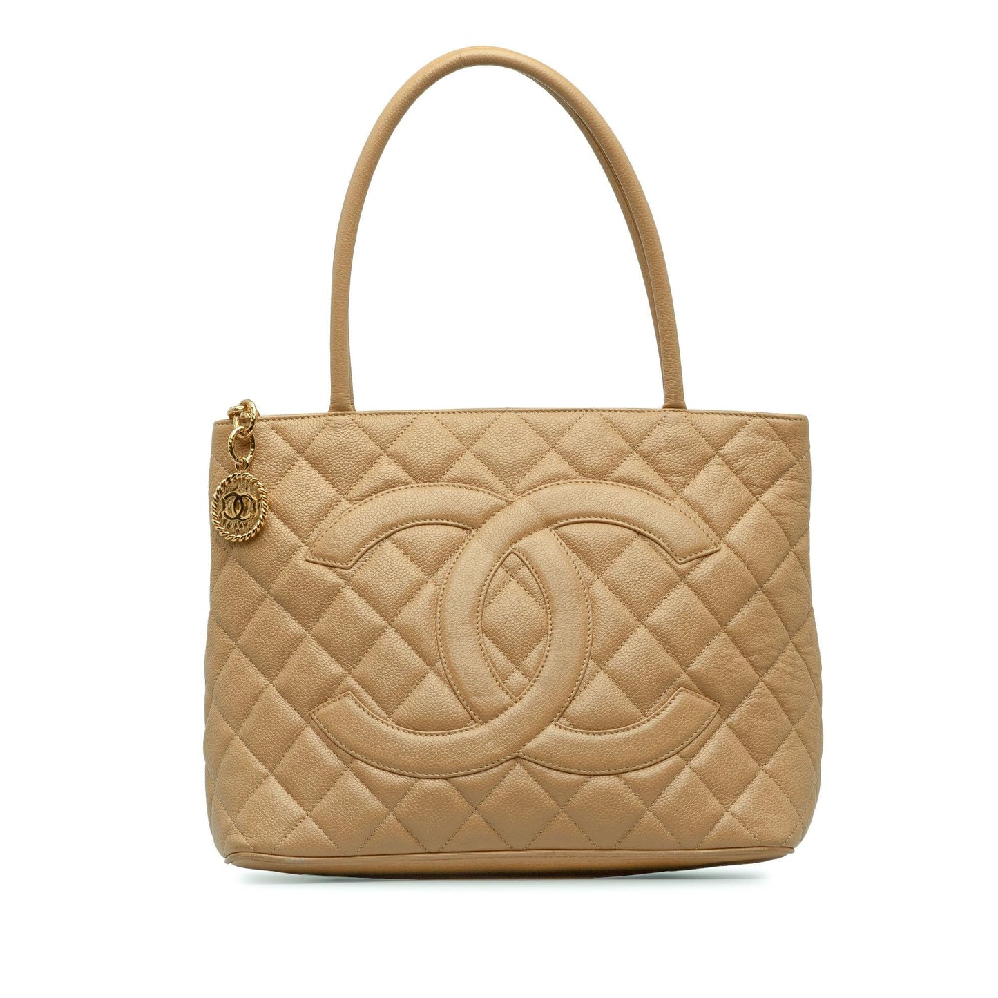 Chanel Caviar Medallion Tote Bag