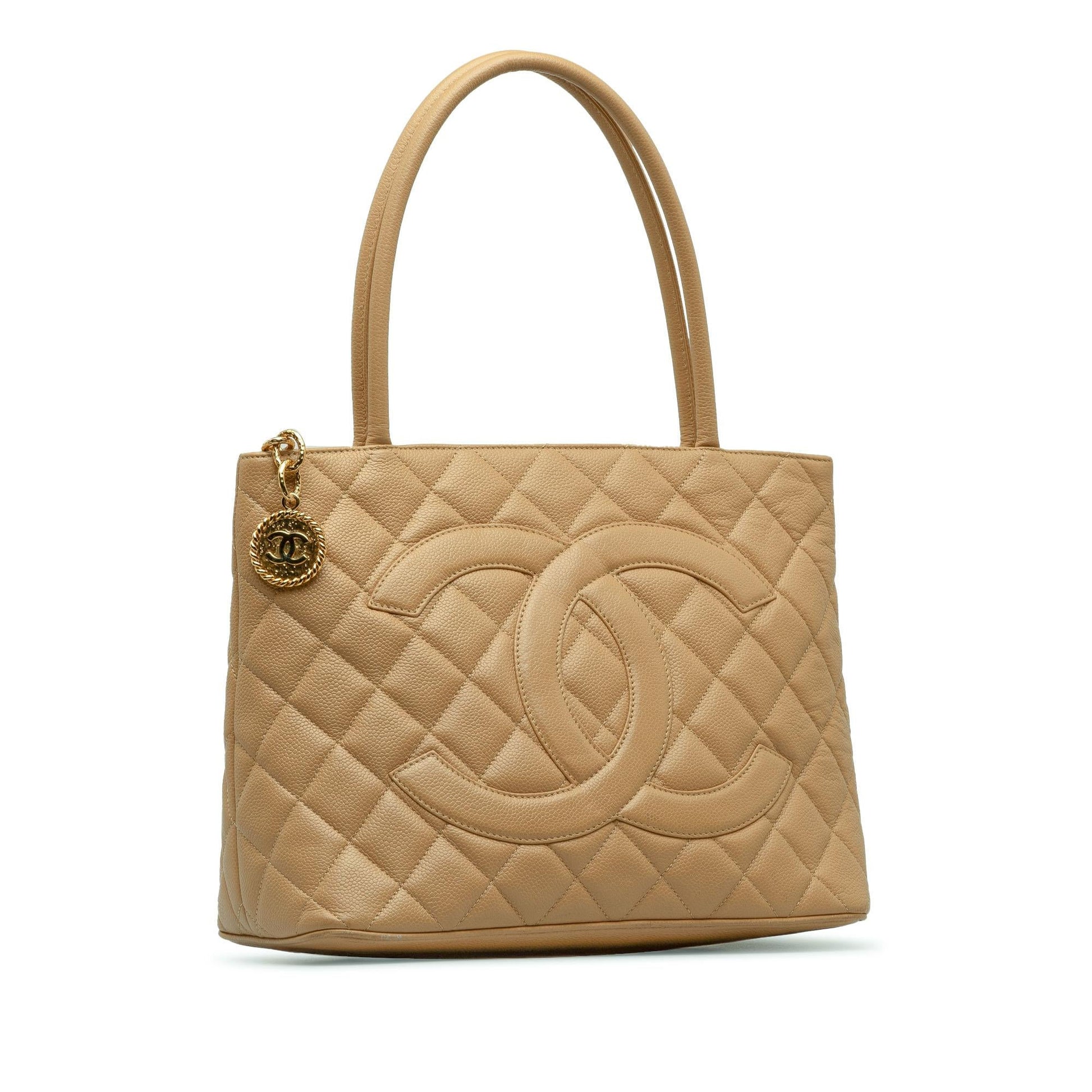 Chanel Caviar Medallion Tote Bag