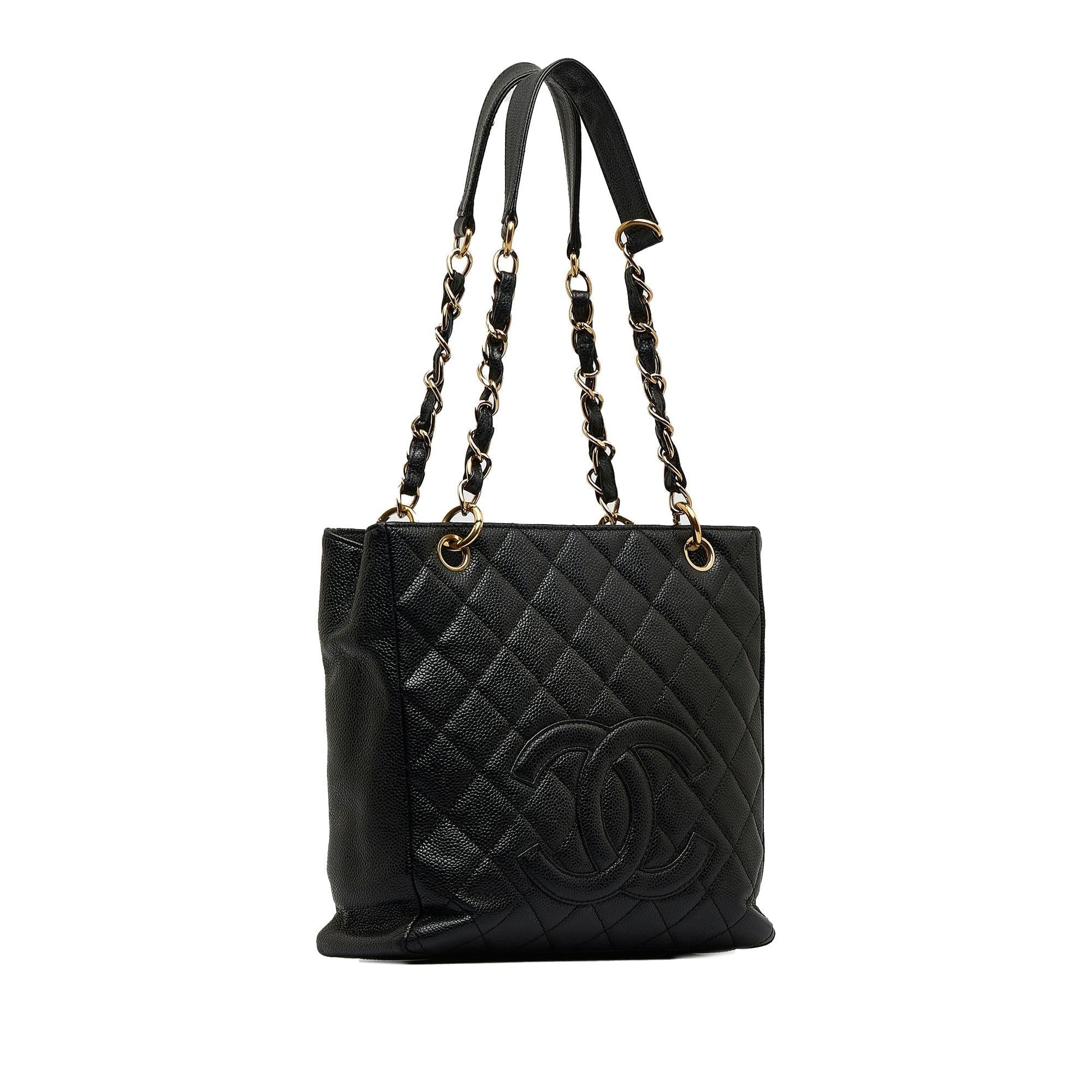 Chanel Caviar Petite Shopping SHG-ivSuzo Tote Bag