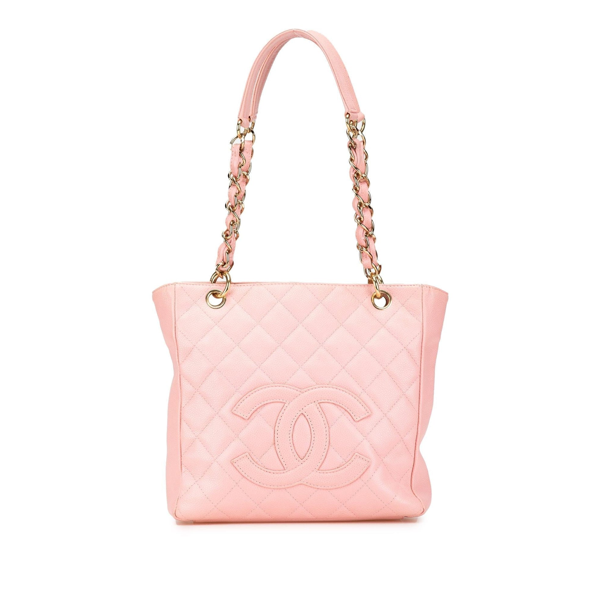 Chanel Caviar Petite Shopping Tote Bag Shg Y6Fnde