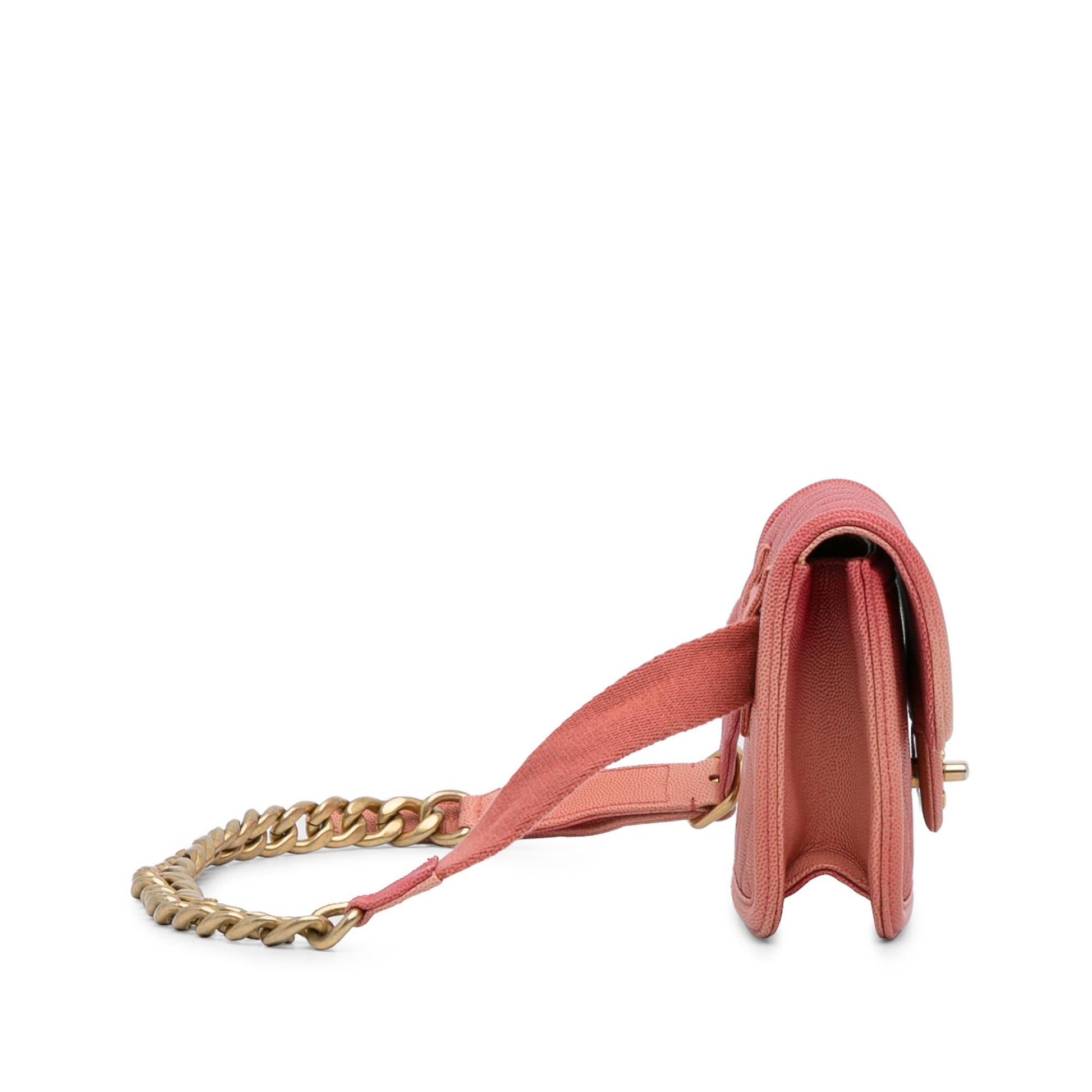 Chanel Caviar Sunset On Sea Flap Belt