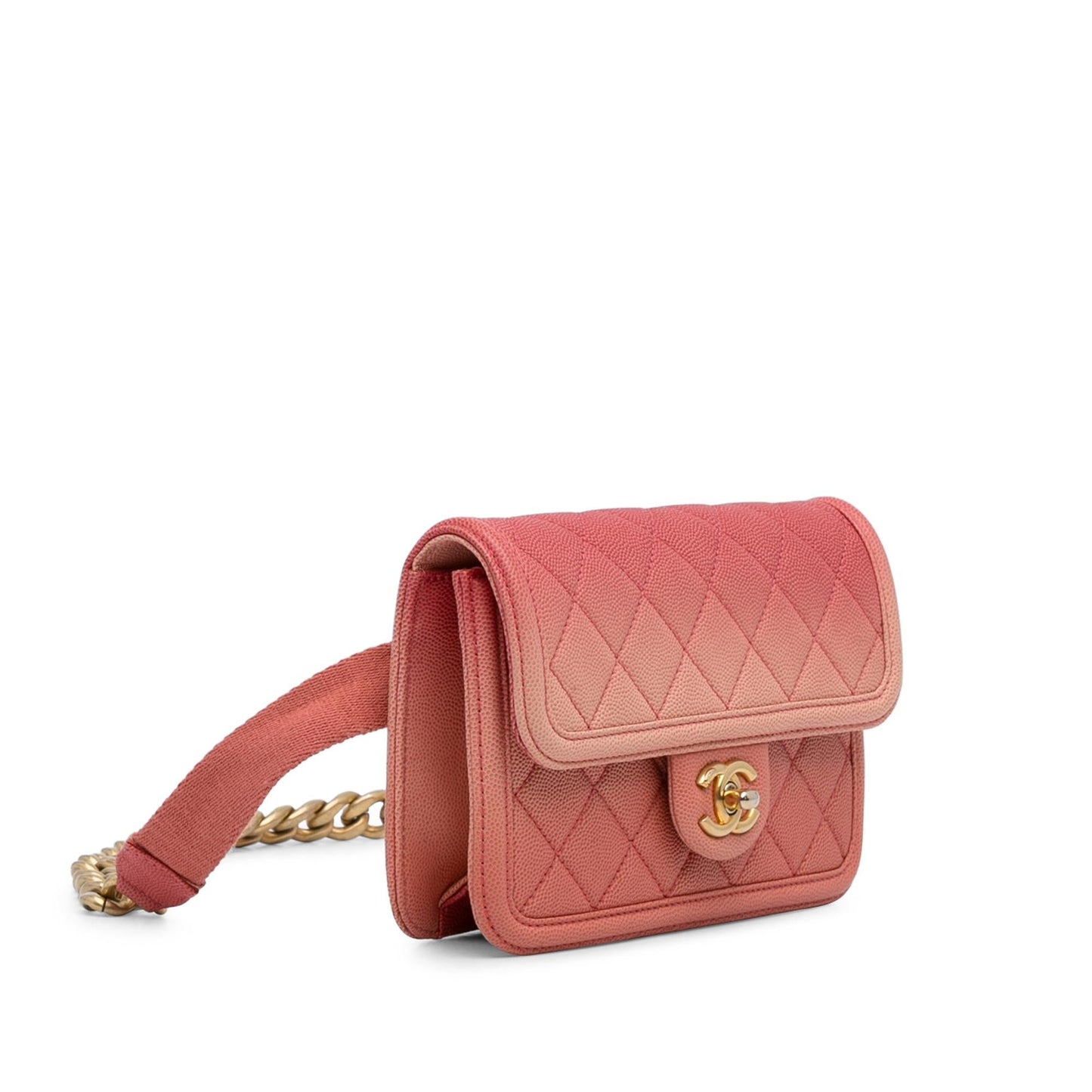 Chanel Caviar Sunset On Sea Flap Belt
