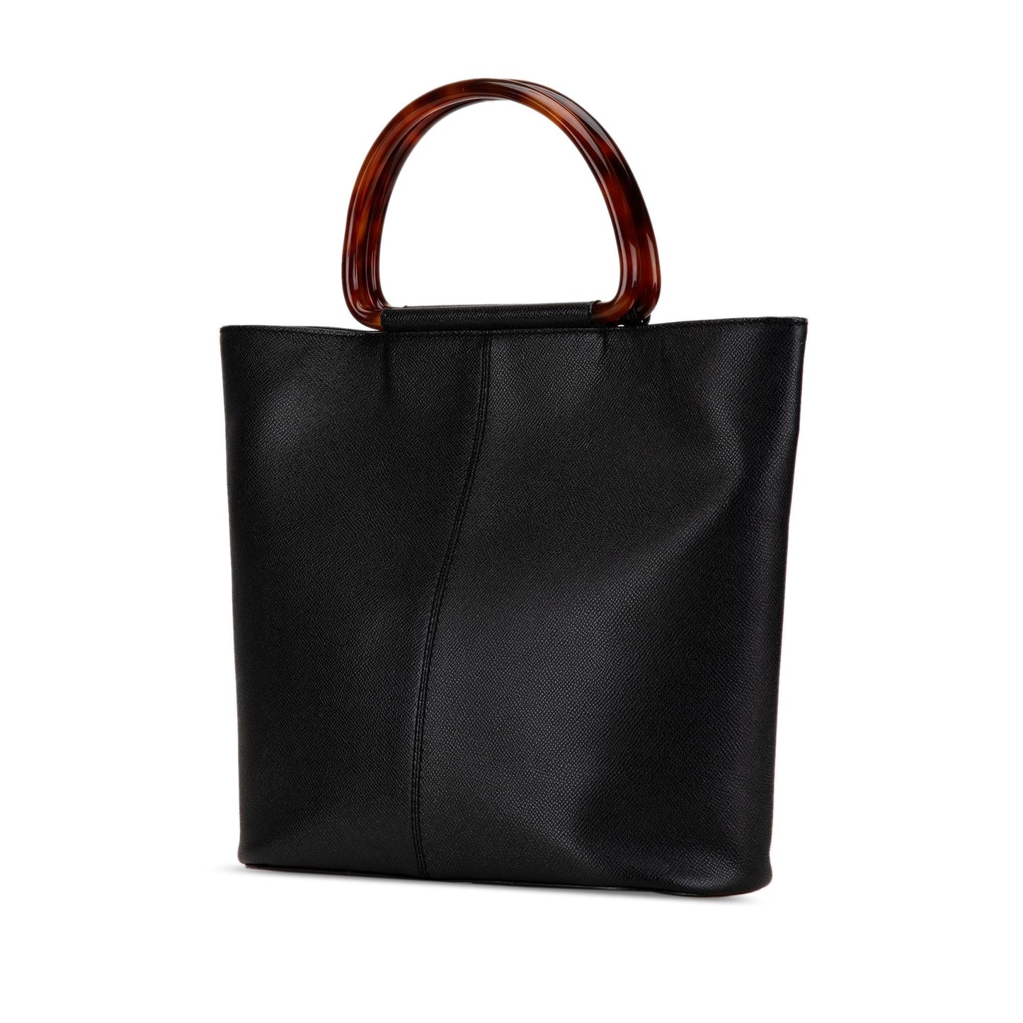Chanel Caviar Tortoise Top Handle Tote Bag Handle Tote