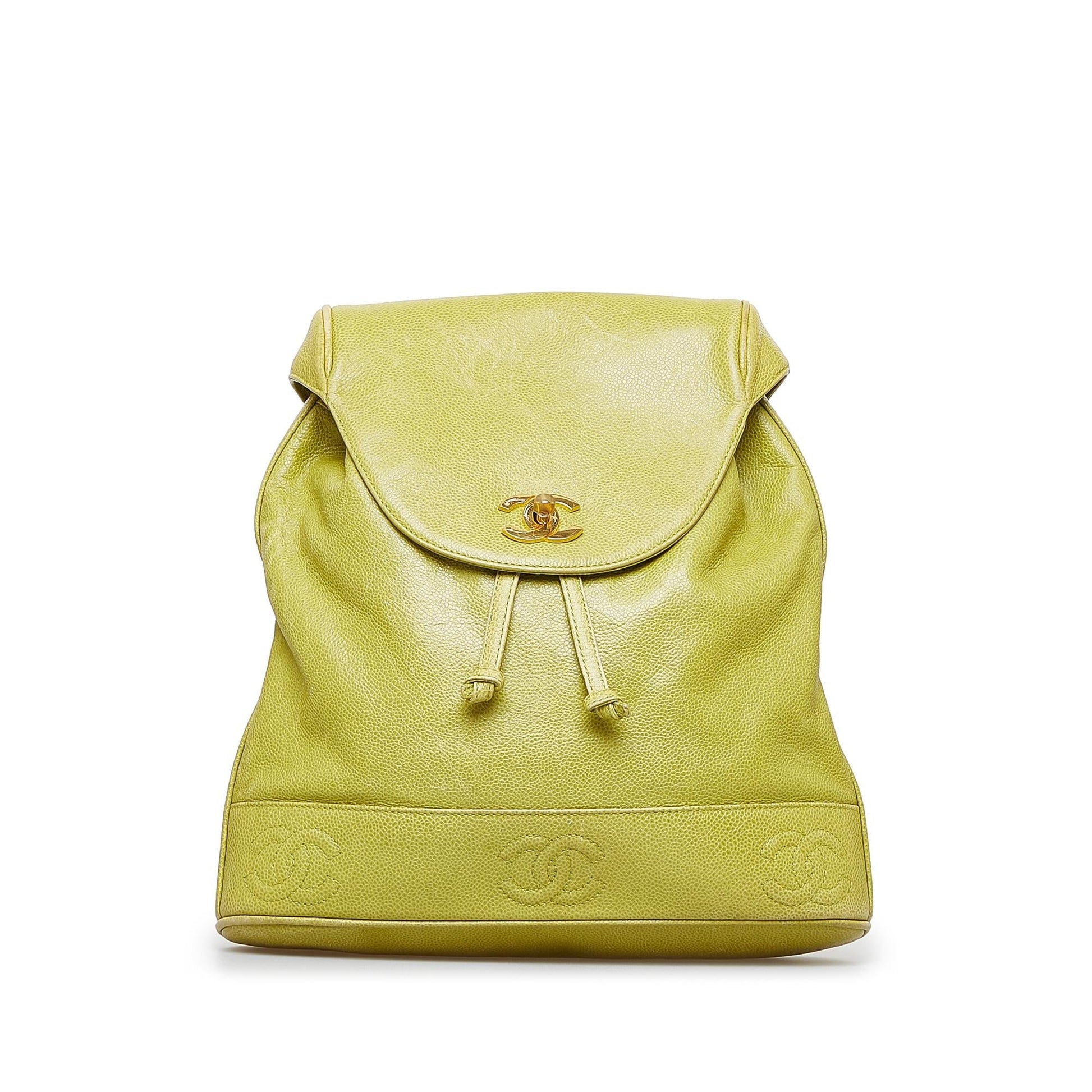 Chanel Caviar Triple CC Backpack SHG-IuOiMd