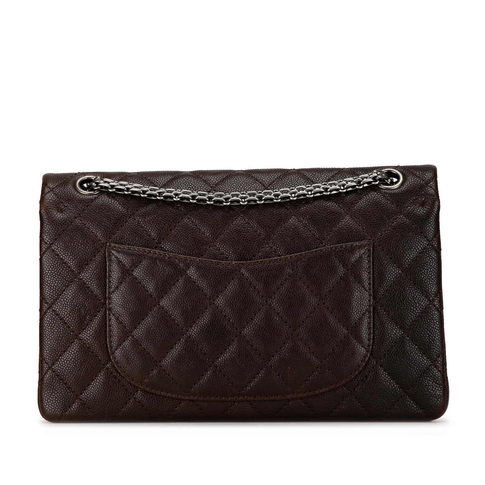 Chanel Caviar Iridescent Calfskin Reissue 2.55 Double Handbag Flap 227