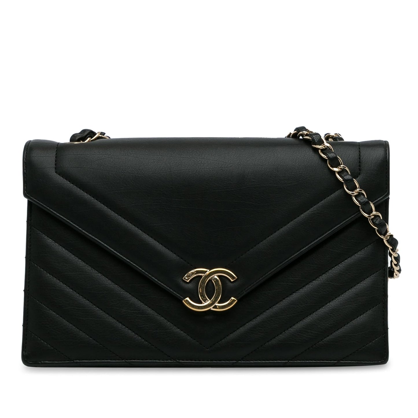 Chanel Chevron Envelope Flap SHG-mceTlE Handbag