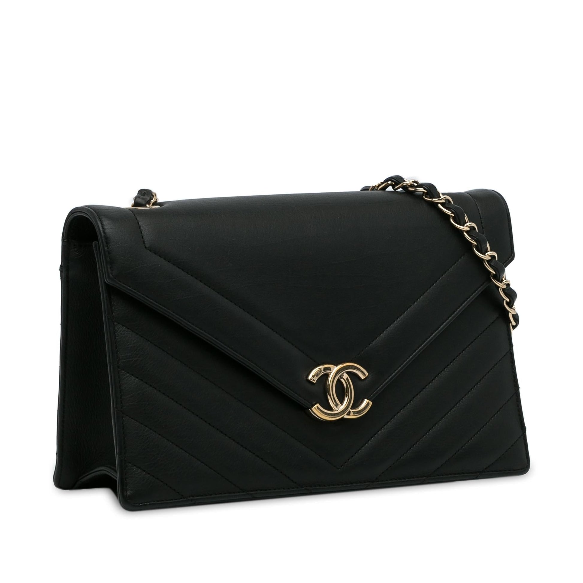 Chanel Chevron Envelope Flap SHG-mceTlE Handbag