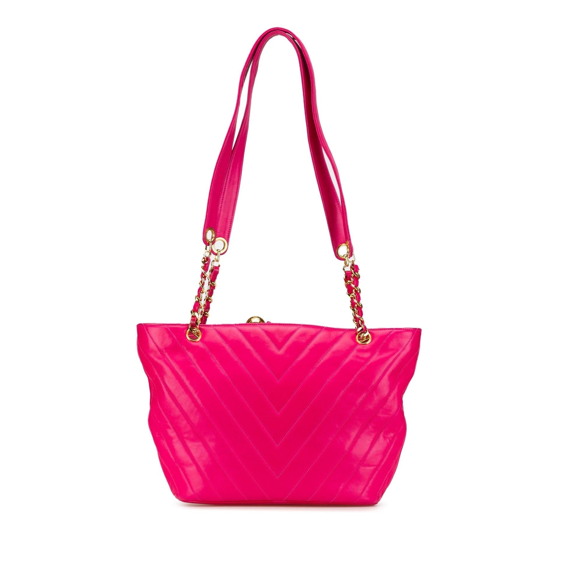 Chanel Chevron Lambskin Tote Bag Tote 2