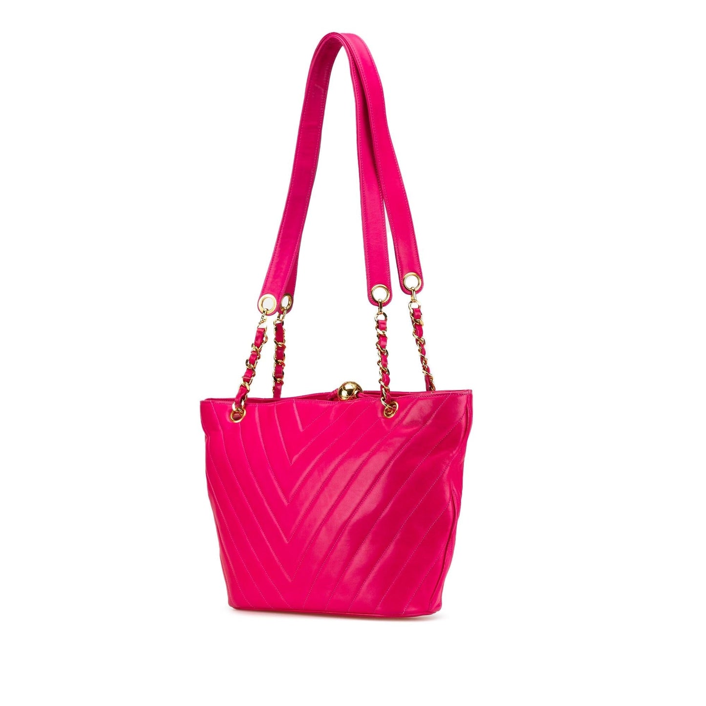 Chanel Chevron Lambskin Tote Bag Tote 2