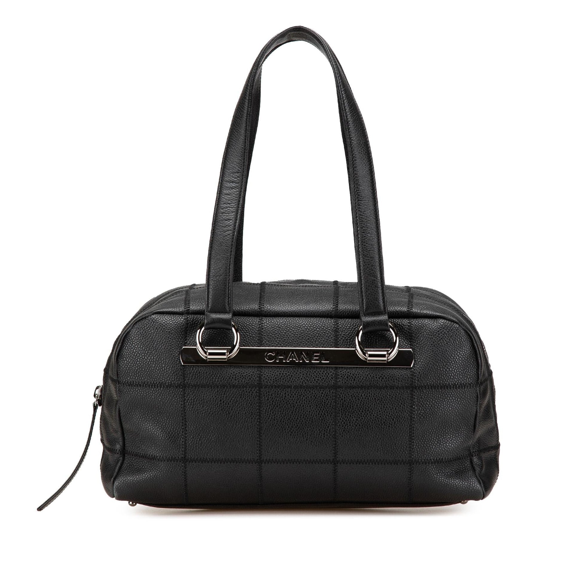 Chanel Choco Bar Caviar Shoulder Bag Bag 1