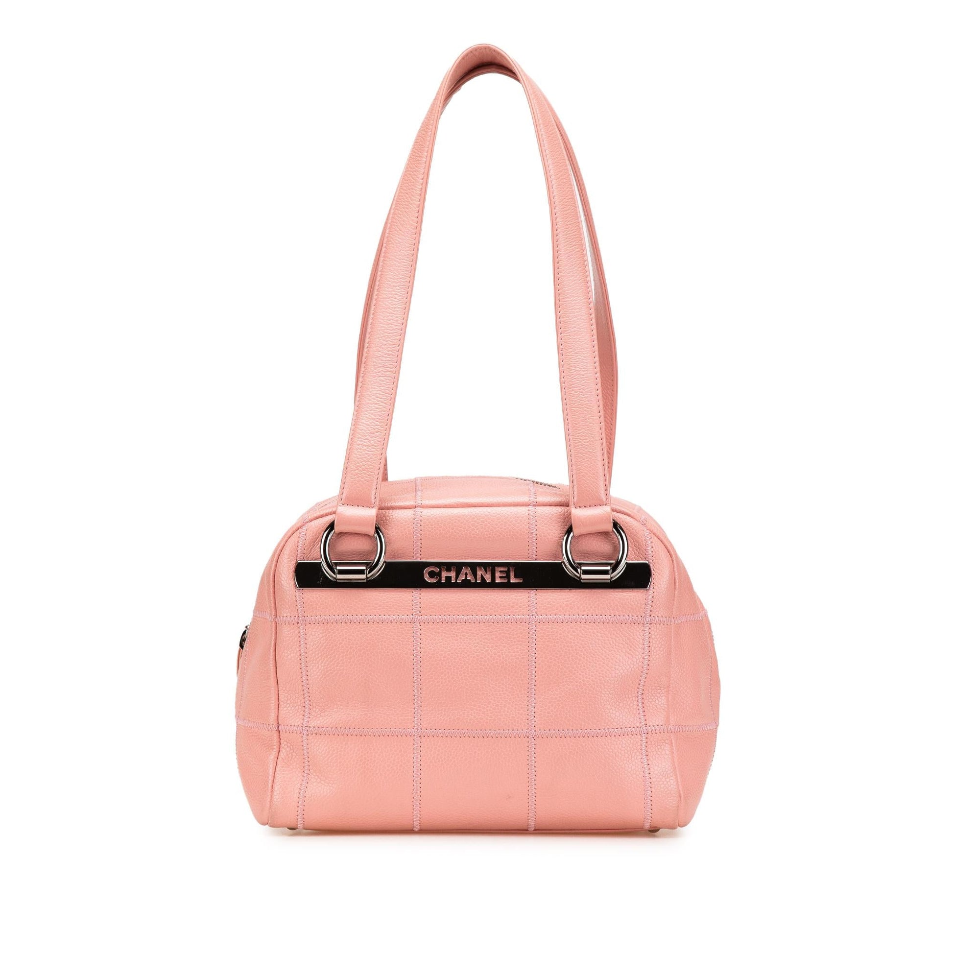 Chanel Choco Bar Caviar Shoulder Bag Bag 3