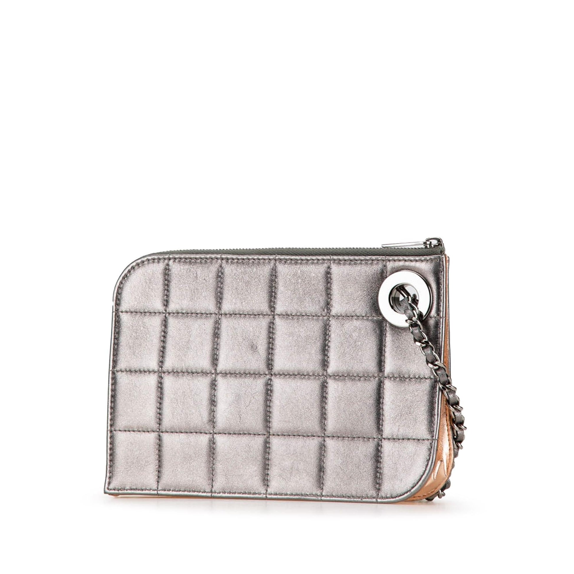 Chanel Chocolate Bar Lambskin Handcuff Wristlet Handbag Wristlet 1