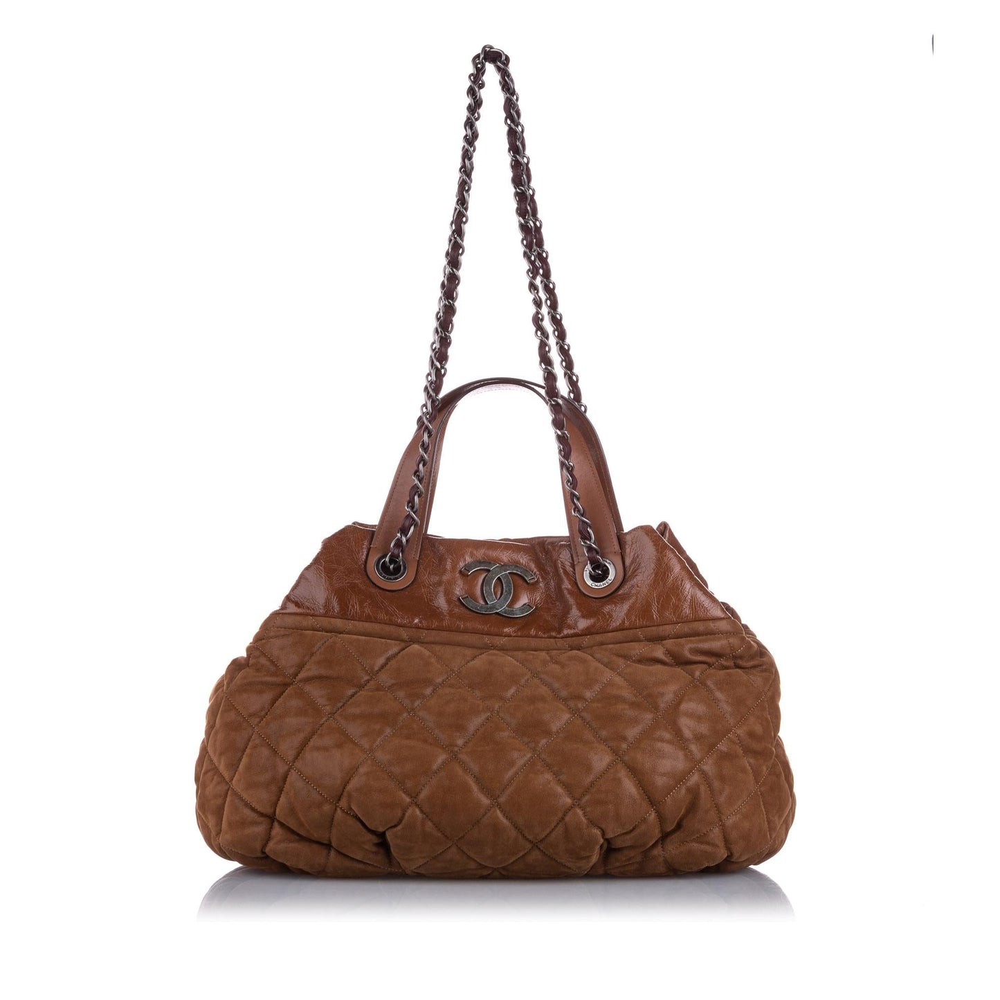 Chanel Classic Mix Lambskin Satchel SHG Leather Satchel Bag