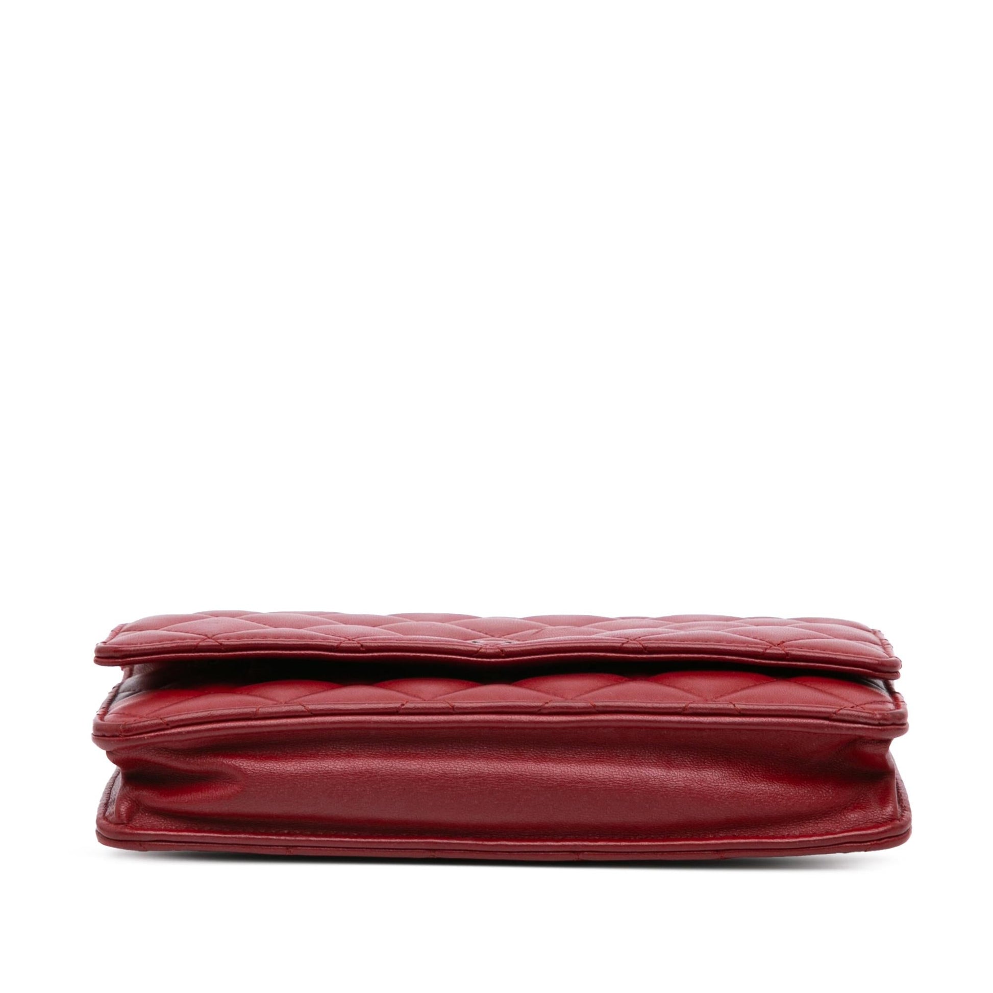 Chanel Classic Lambskin on Wallet Case On Chain