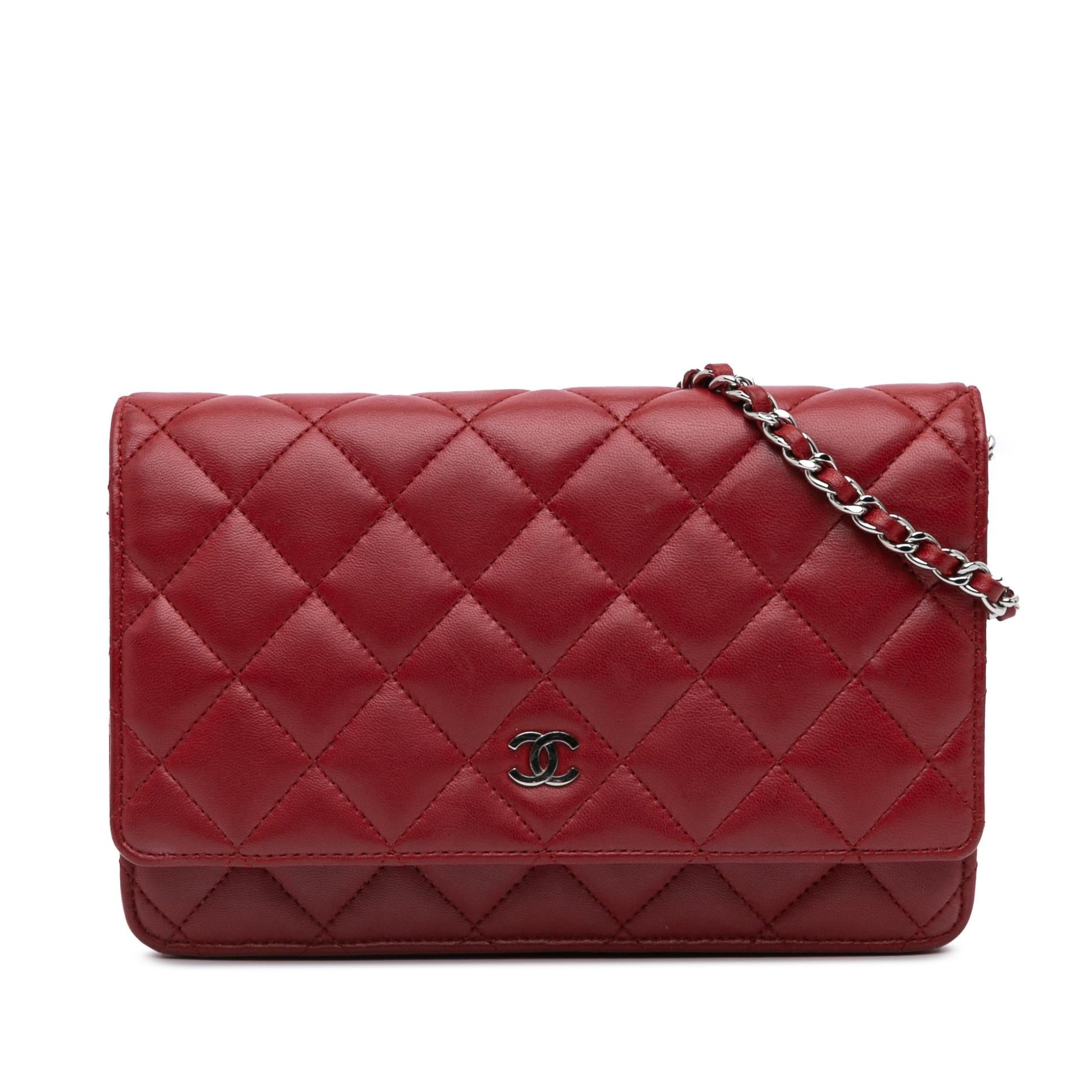 Chanel Classic Lambskin on Wallet Case On Chain