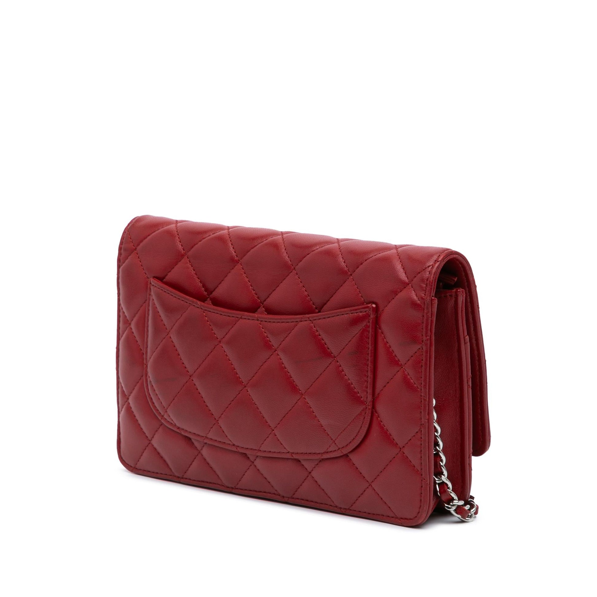 Chanel Classic Lambskin on Wallet Case On Chain