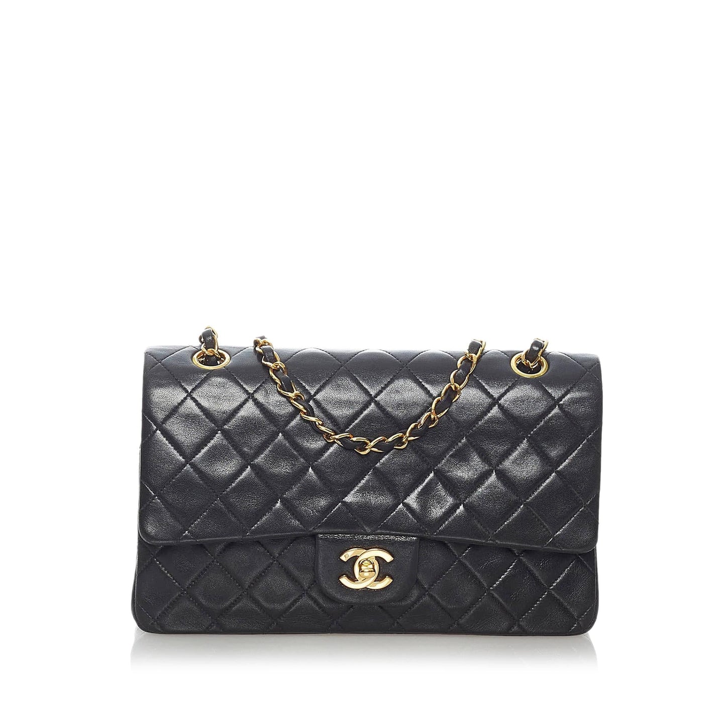 Chanel Classic Lambskin Double Flap SHG Shoulder Bag 3