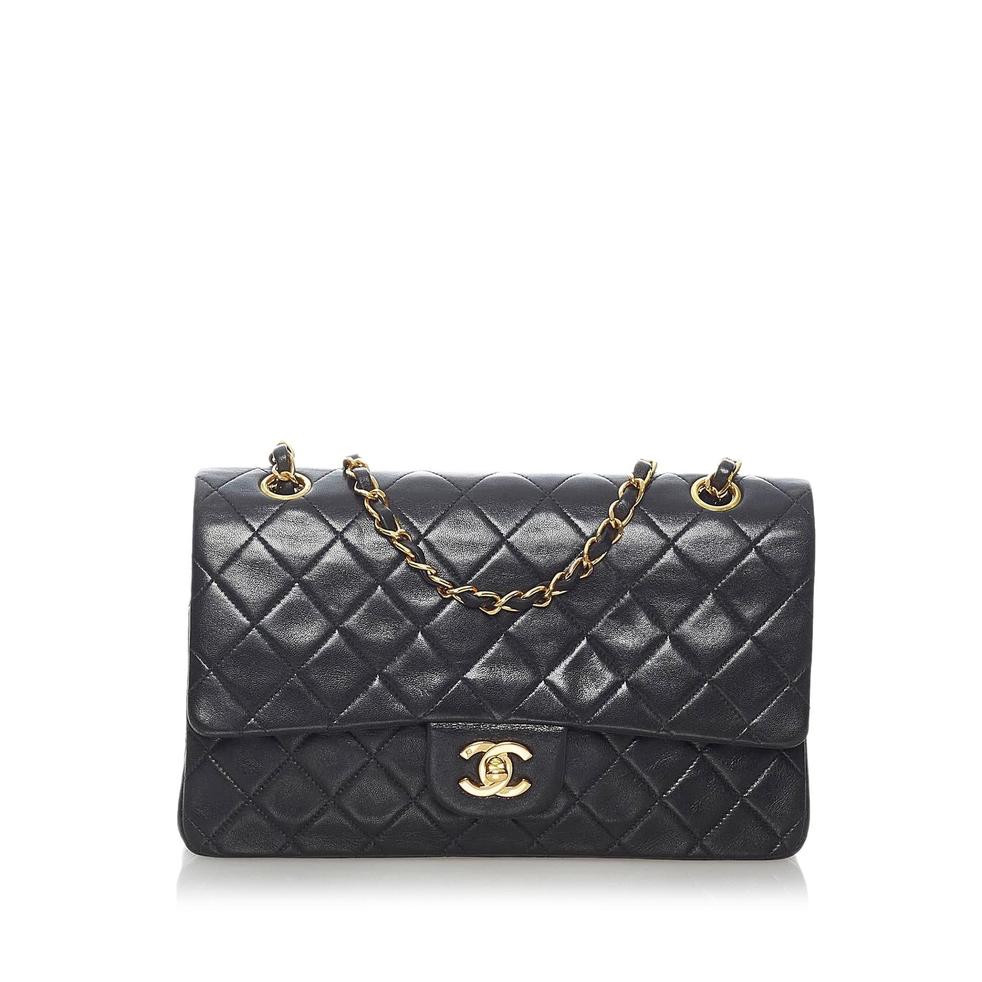 Chanel Classic Lambskin Double Flap SHG Shoulder Bag 3