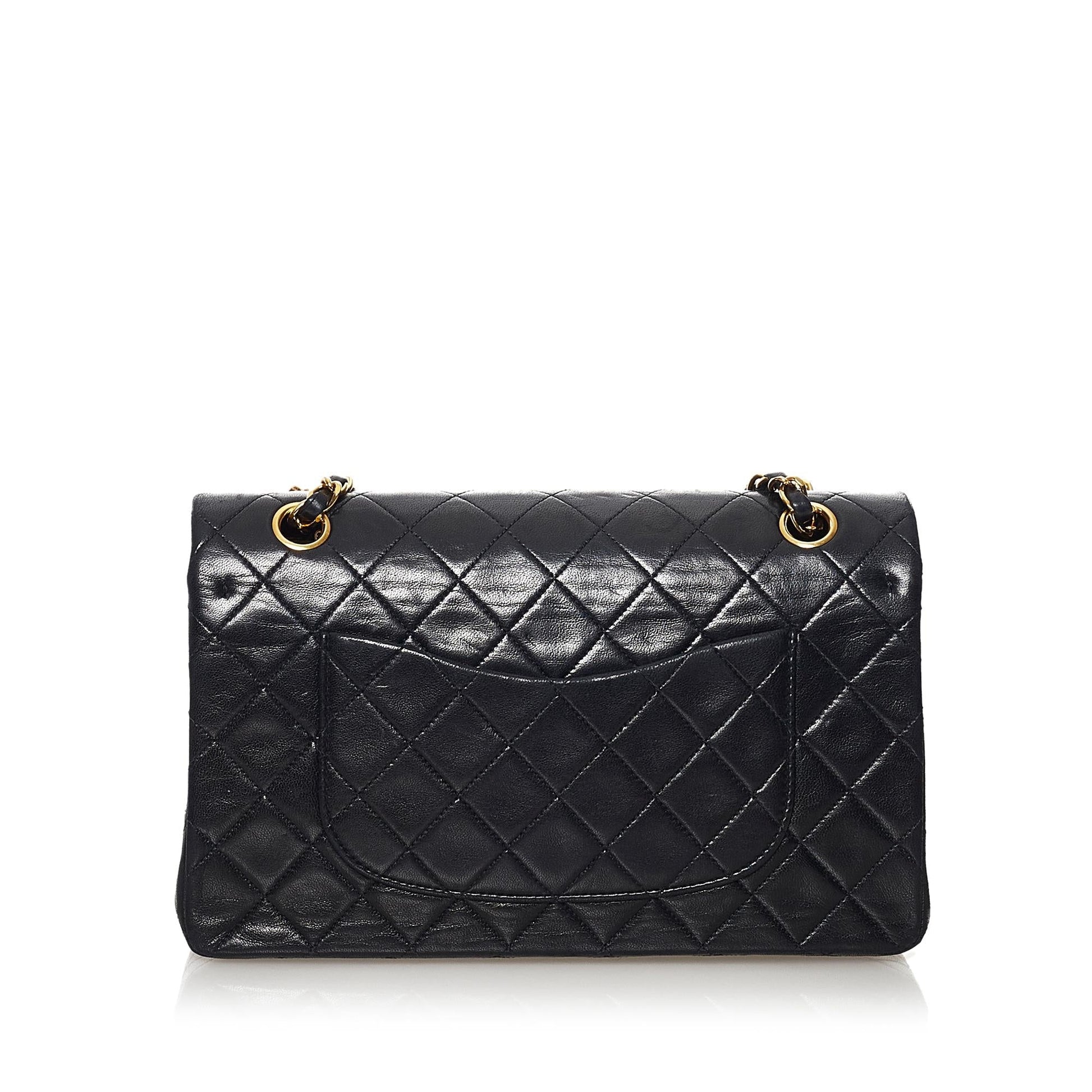 Chanel Classic Lambskin Double Flap SHG Shoulder Bag 6