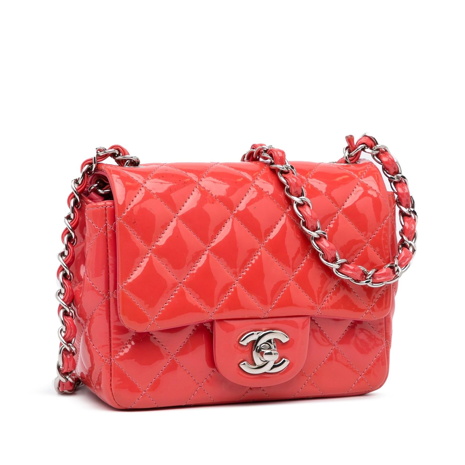 Chanel Classic Patent Single Flap SHG-QPRCpo Handbag
