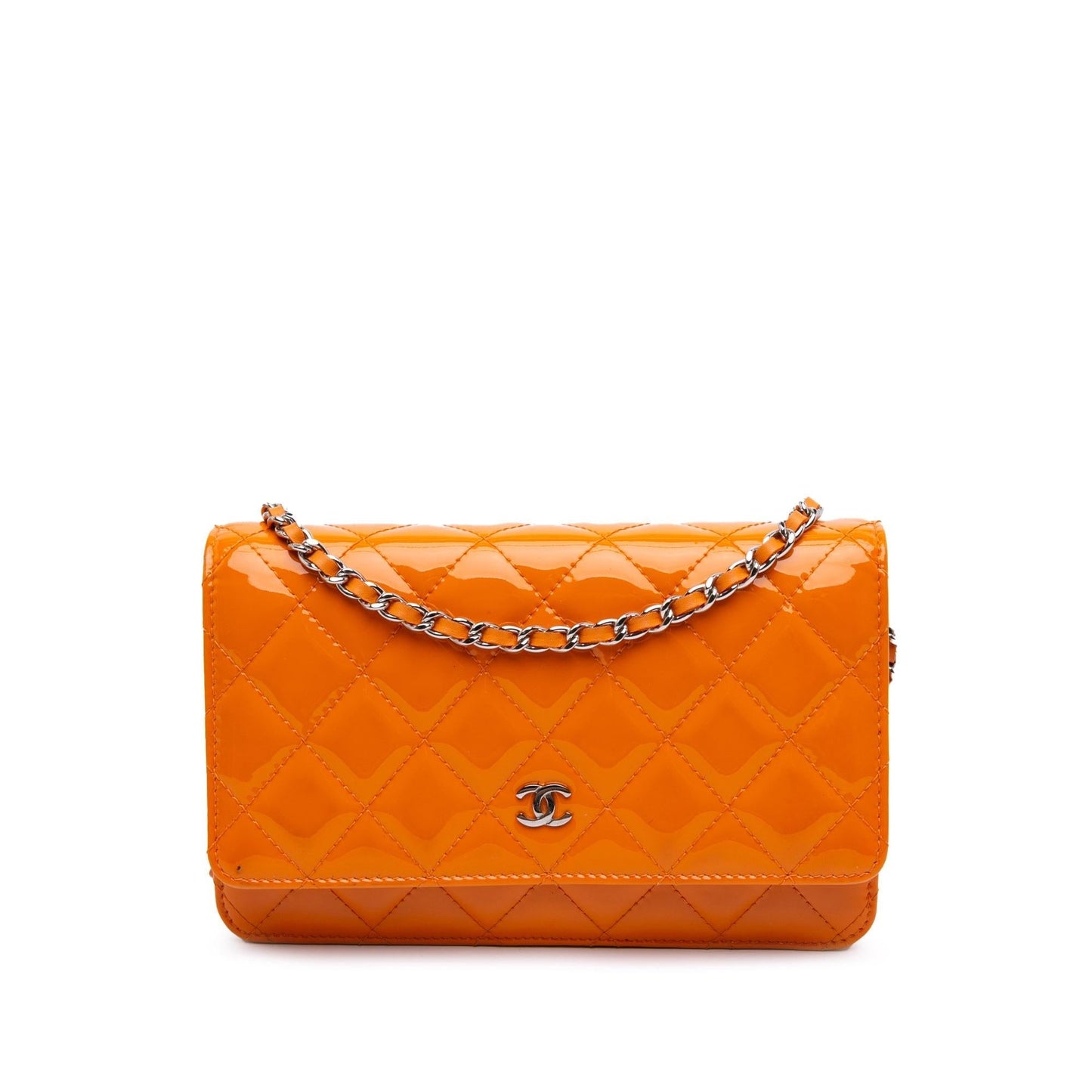 Chanel Classic Patent On Wallet Case Chain 2