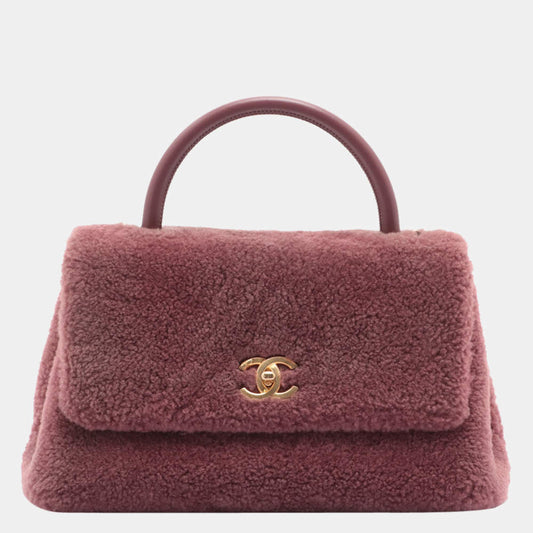 Chanel COCO HANDLE MOUTON 2WAY Handbag