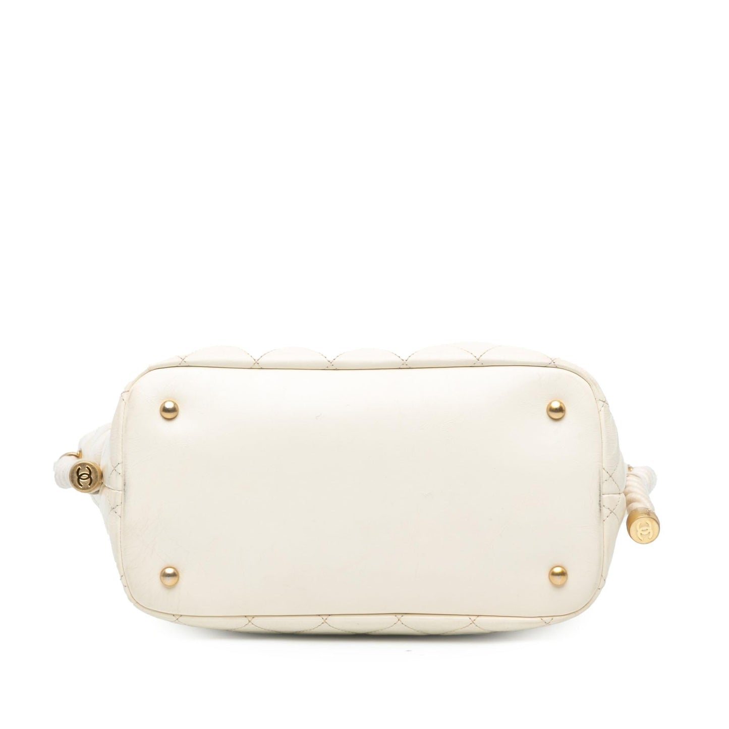 Chanel Crumpled Calfskin En Vogue Rope Satchel Bag Shg Juj6Du