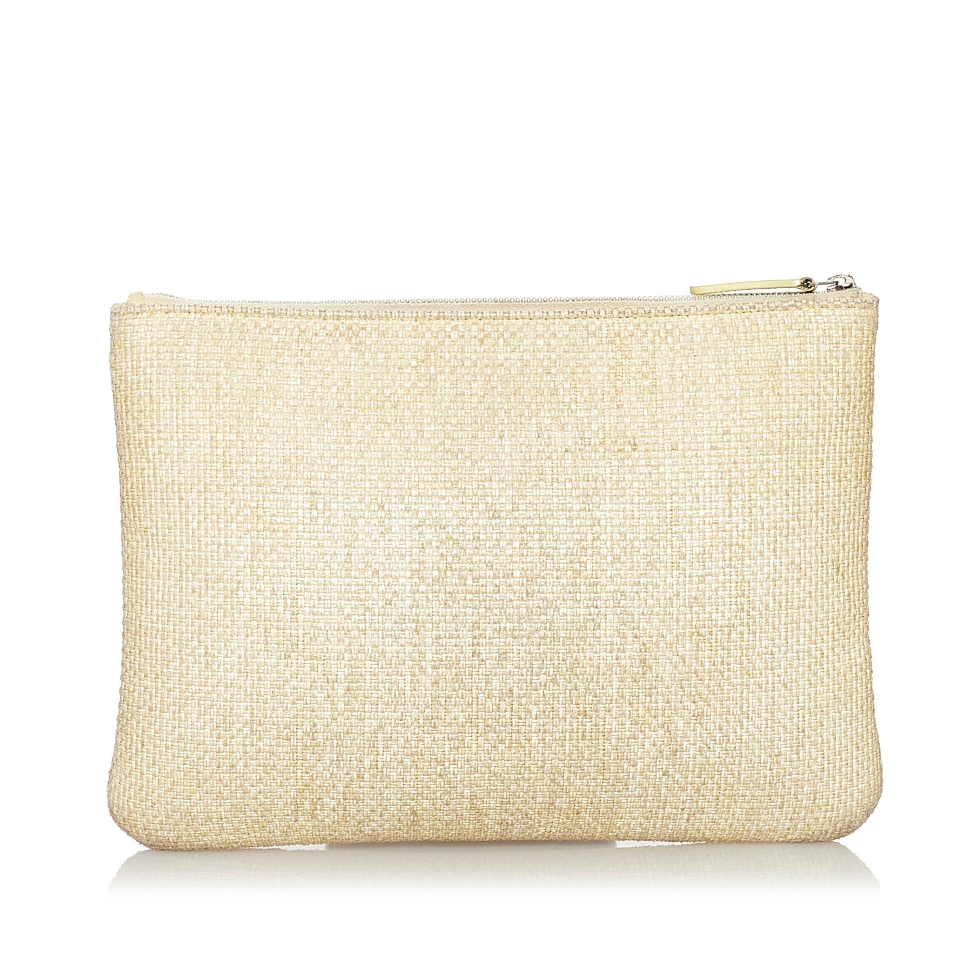Chanel Deauville O- Raffia SHG Clutch Bag