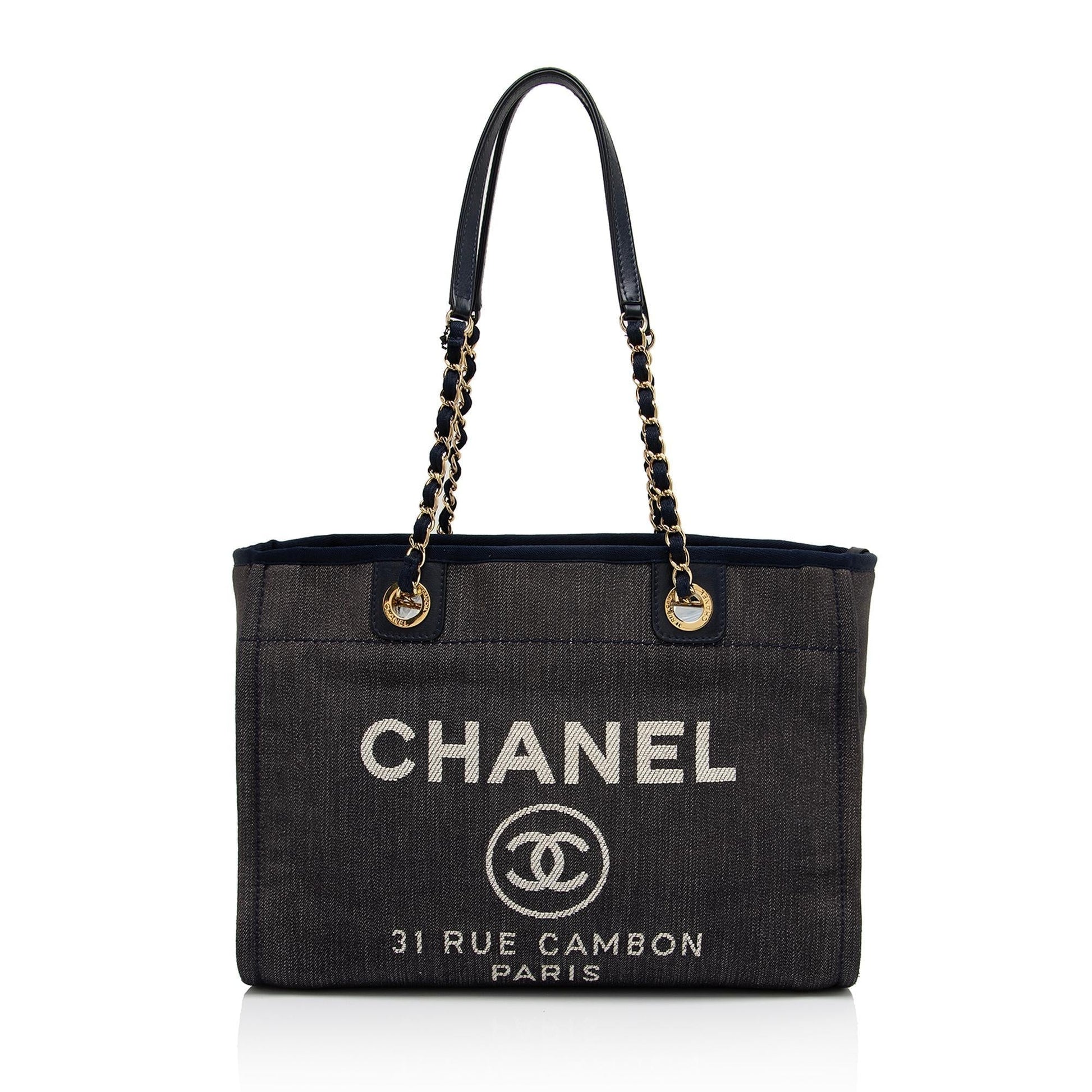 Chanel Denim Deauville SHF-UiGE7R Small Tote Bag