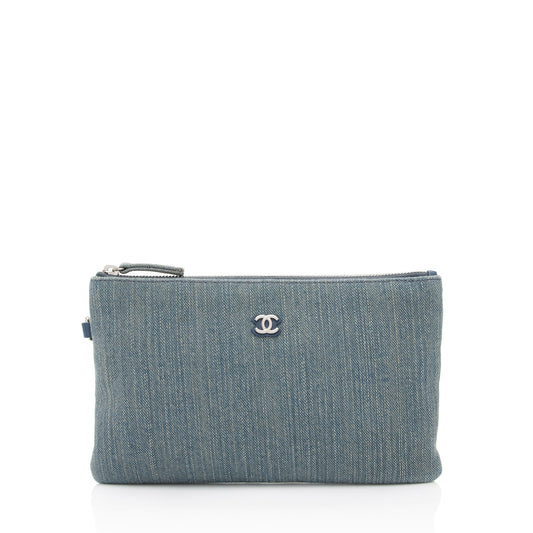 Chanel Denim Pochette SHF-JTHJj8 Small Clutch Bag