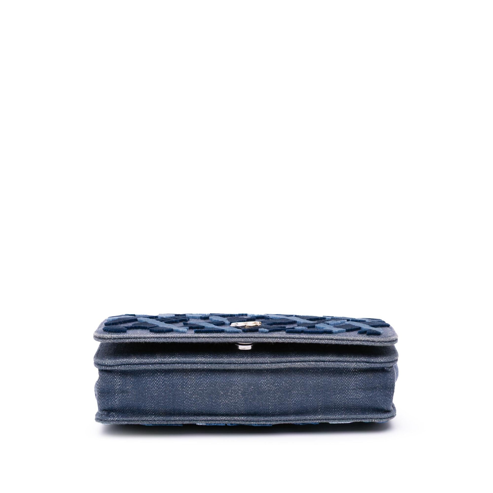 Chanel Denim Velvet On Wallet Case