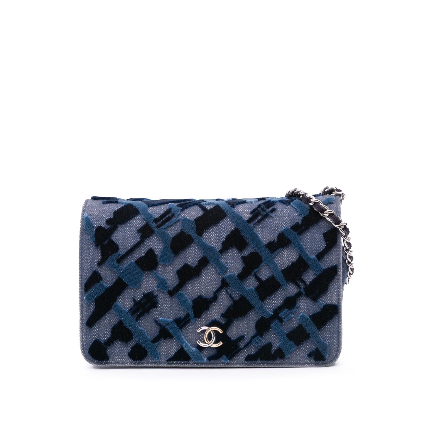 Chanel Denim Velvet On Wallet Case