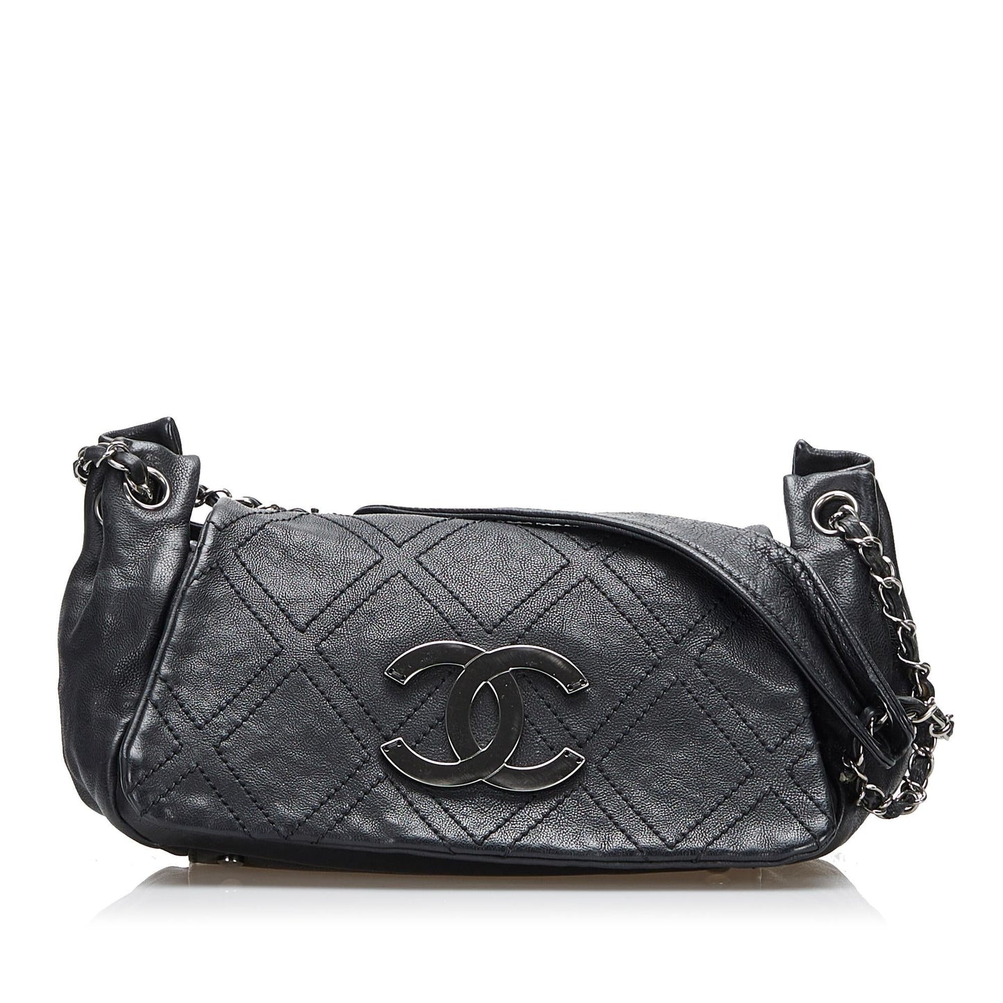 Chanel Diamond Stitch Accordion Flap SHG-B6Y3QK Handbag