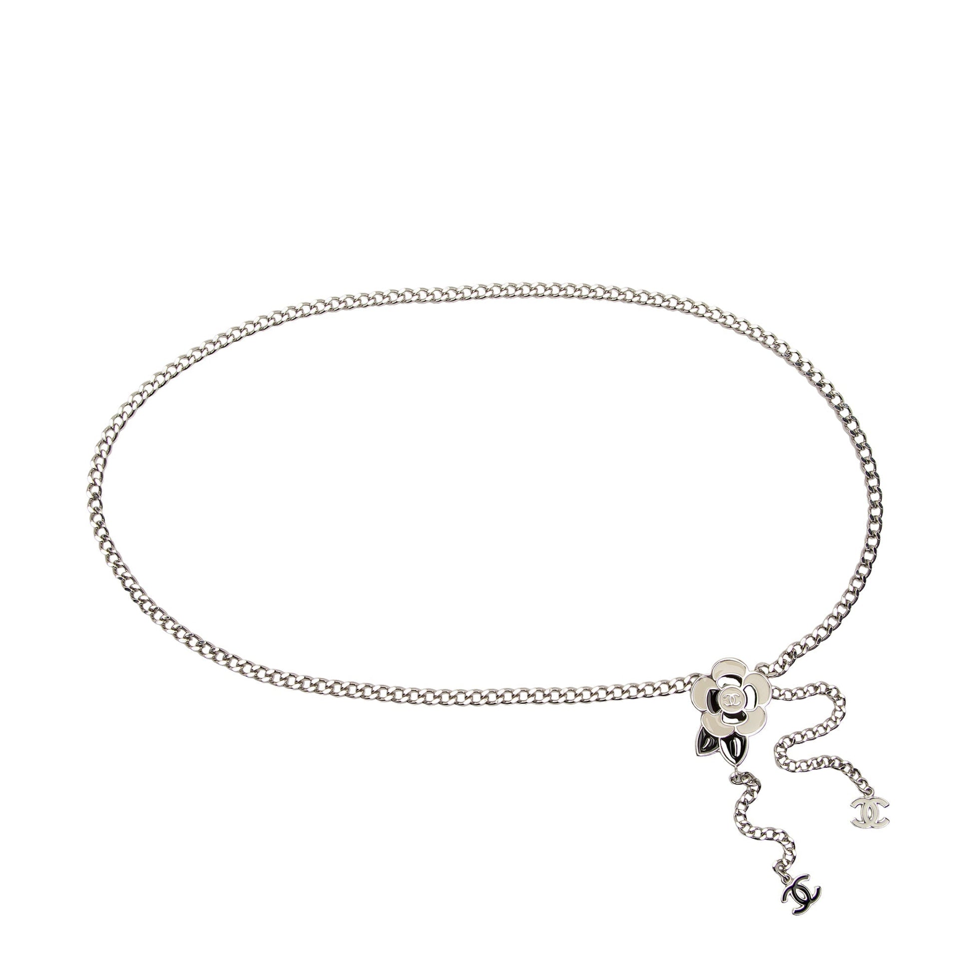 Chanel Enamel Camillia CC Belt