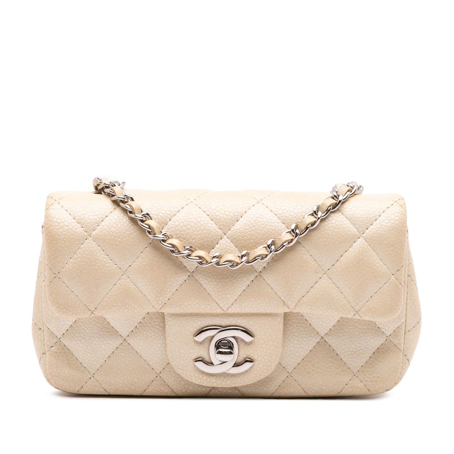 Chanel Extra Rectangular Classic Caviar Single Flap Mini Bag Flap 1