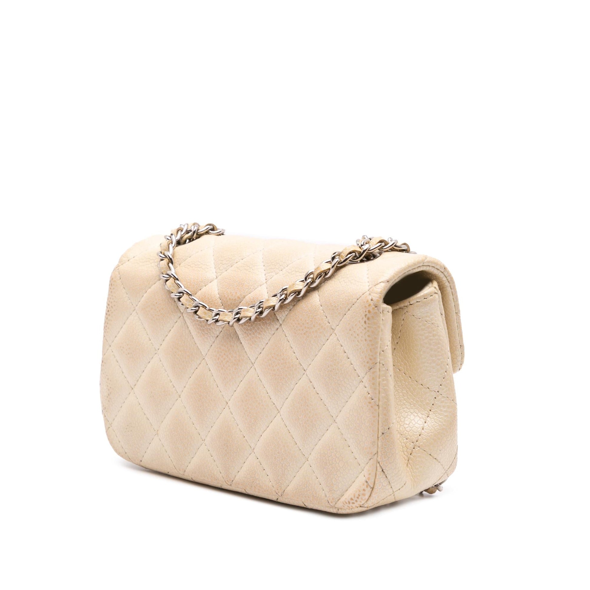 Chanel Extra Rectangular Classic Caviar Single Flap Mini Bag Flap 1