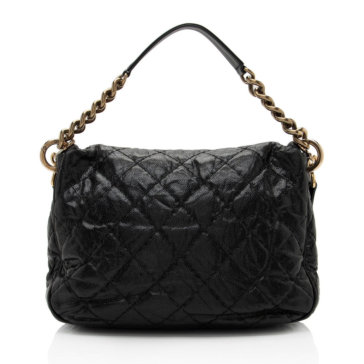 Chanel Glazed Caviar Coco Pleats Messenger SHF-KGhO50 Messenger Bag