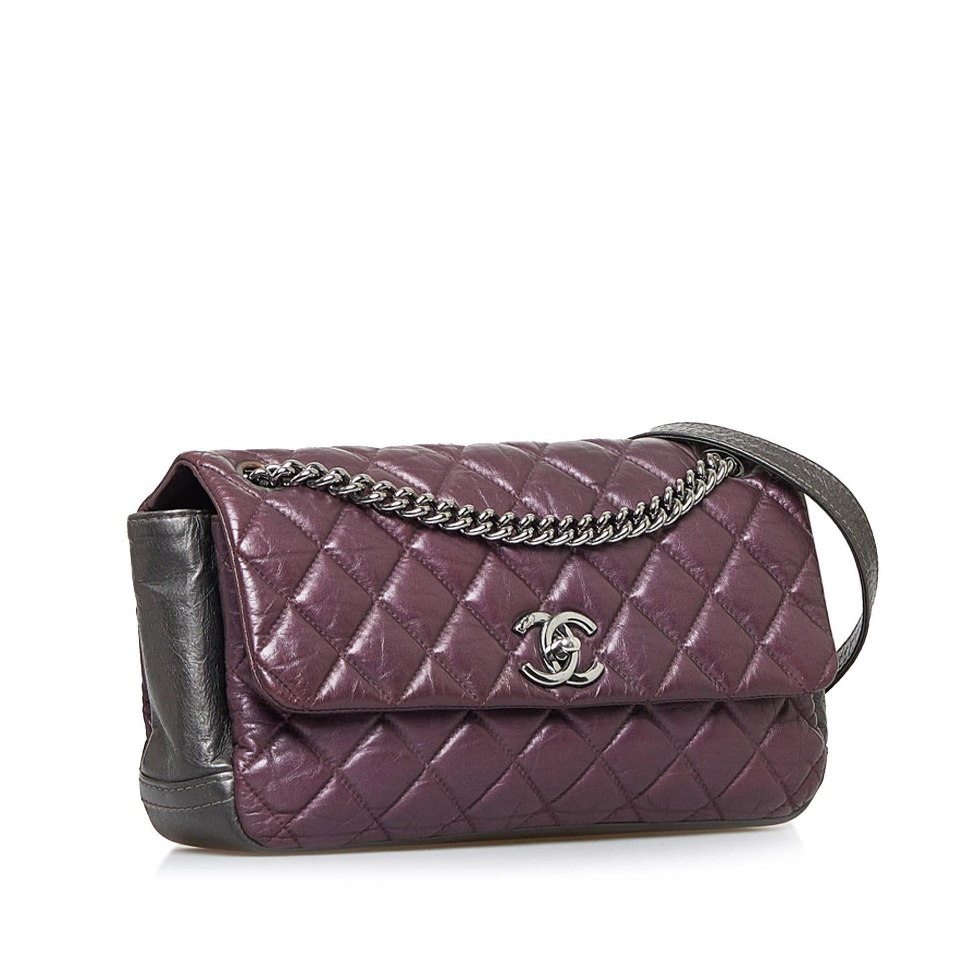 Chanel Glazed Matelasse Portobello Flap Shoulder Bag Bag 1