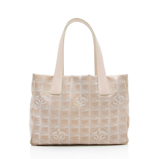 Gucci Chanel Glitter Travel Line Medium Tote (SHF-16771) Denim Nylon Jewelry